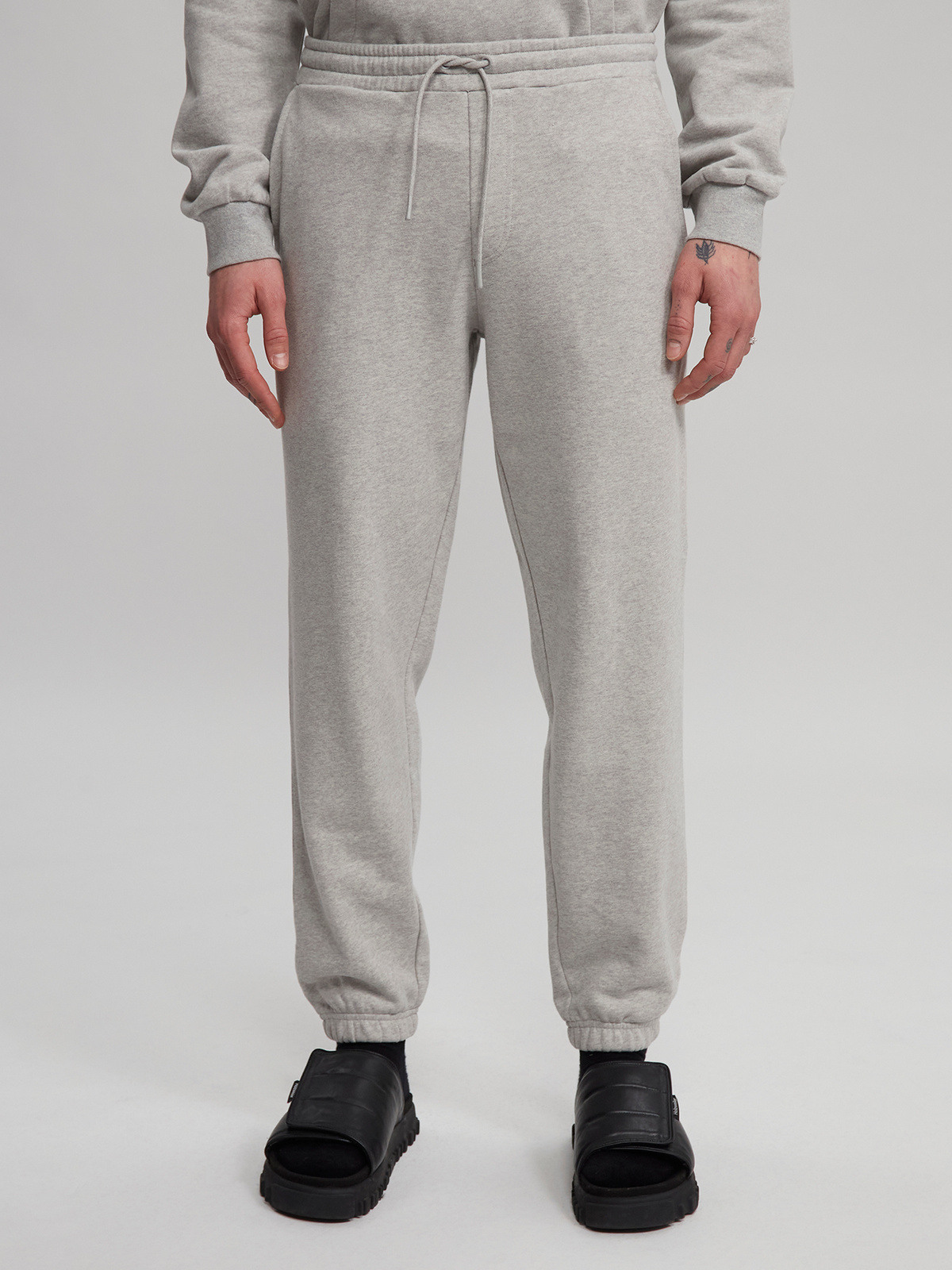 M. Oslo Sweat Trouser Grey Mix 1