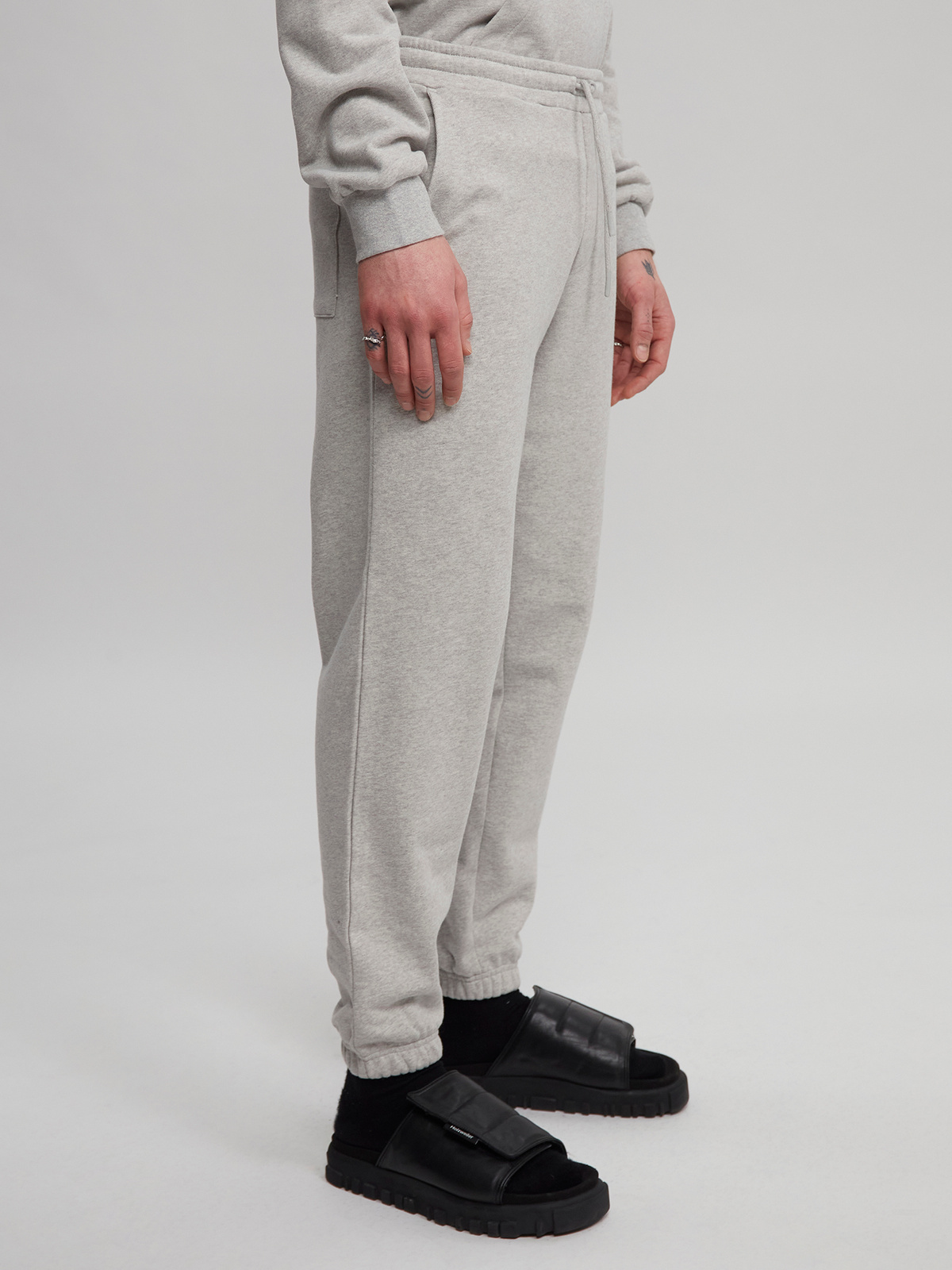 M. Oslo Sweat Trouser Grey Mix 5