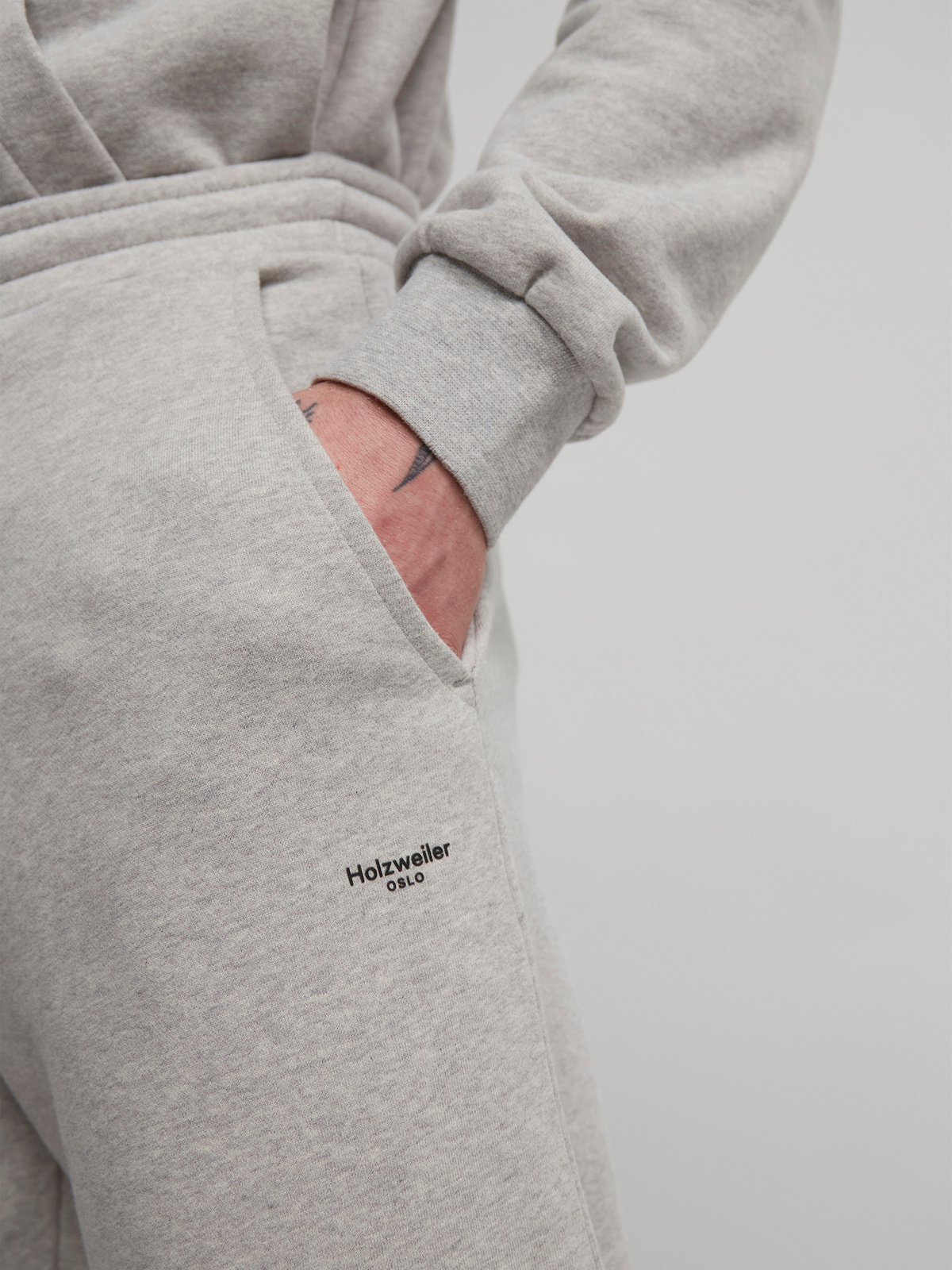 M. Oslo Sweat Trouser Grey Mix 2