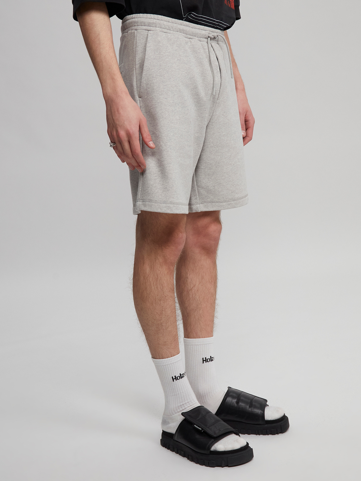 M. Oslo Sweat Shorts Grey Mix 5