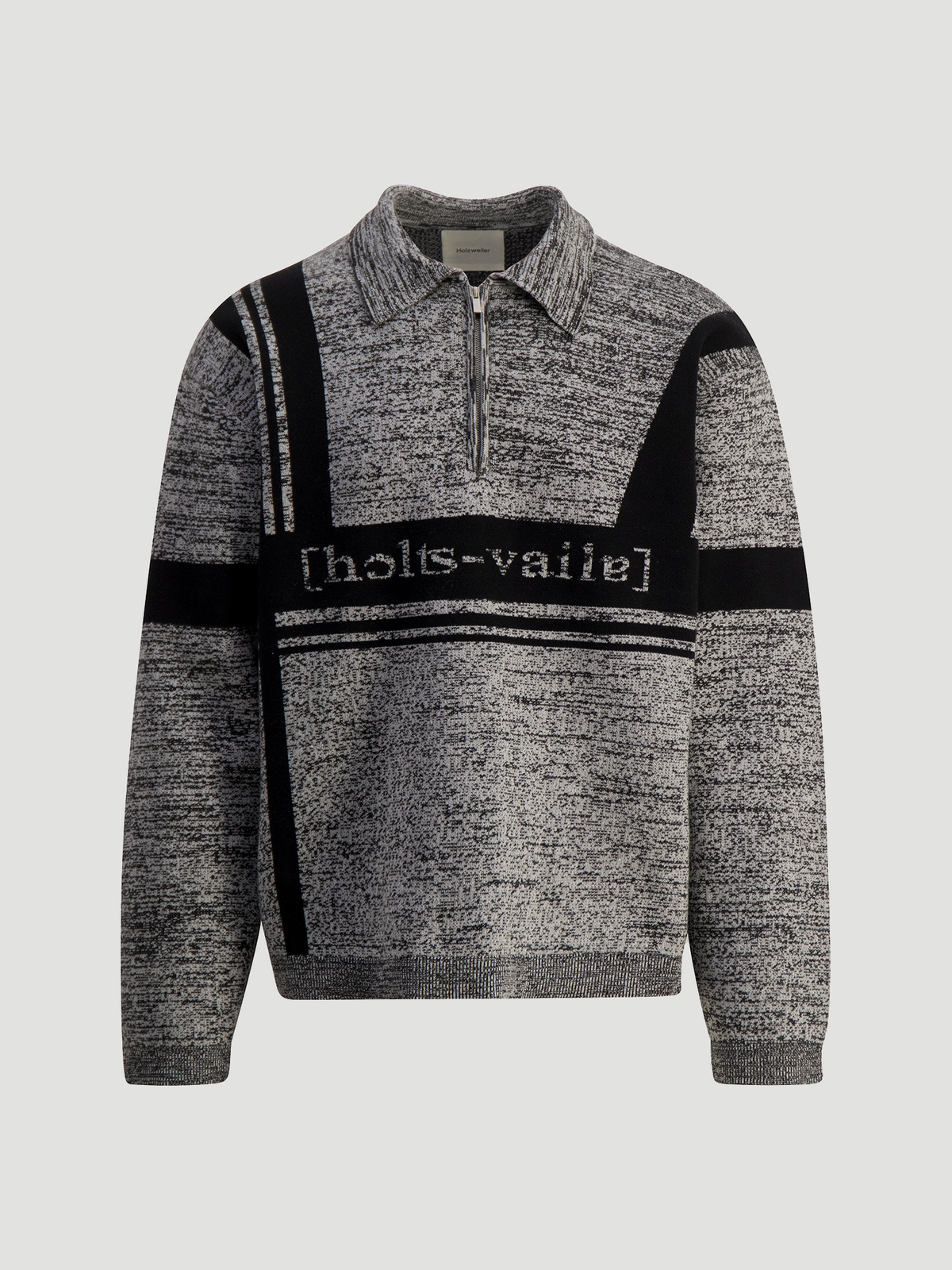 Brooklyn Zip Polo Black Mix 6
