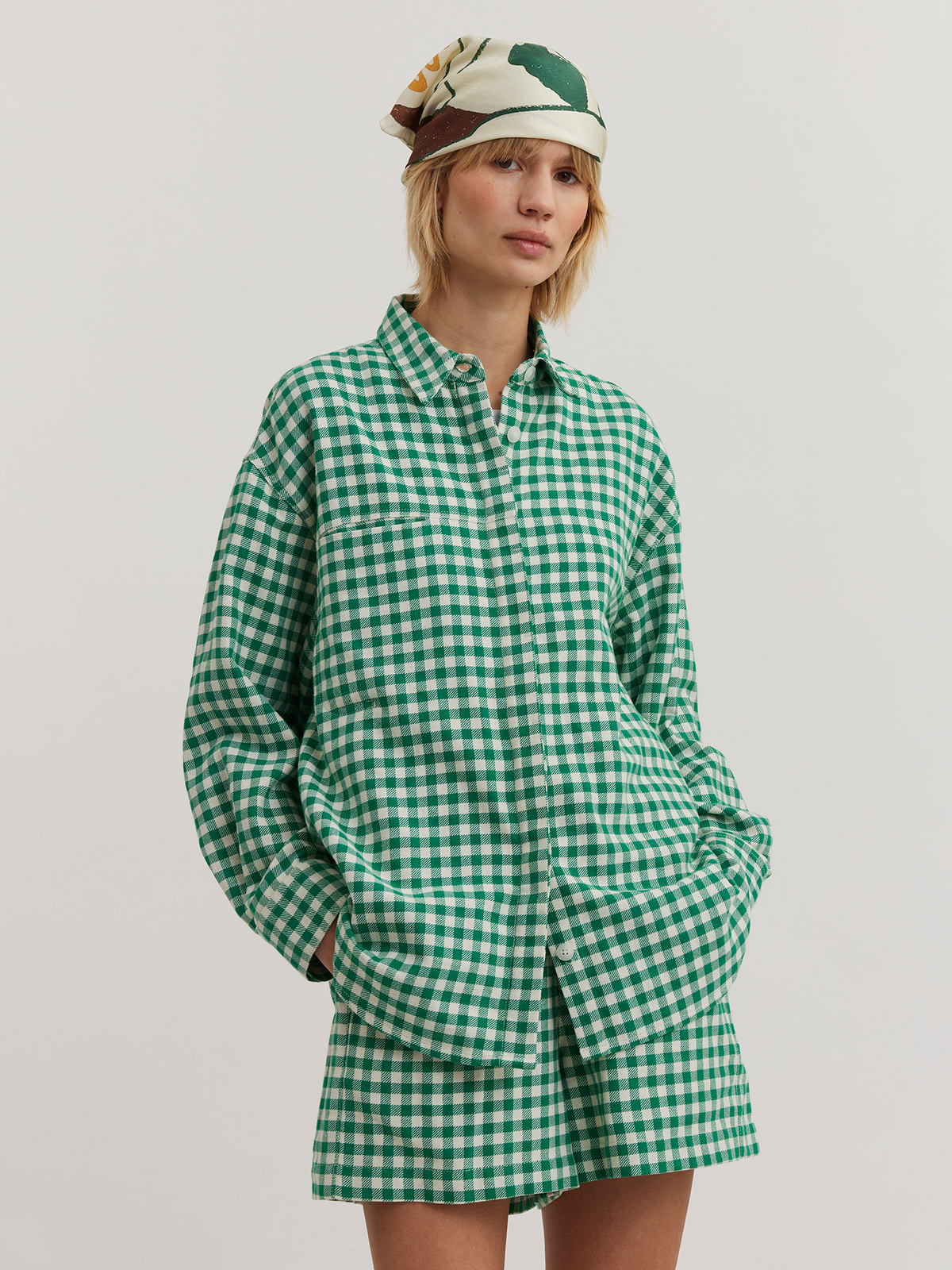 Dais Check Shirt Green Check 0