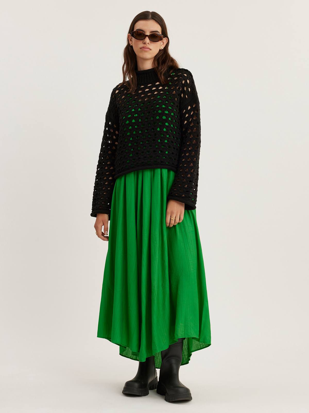 Hilde Knit Sweater Black 1