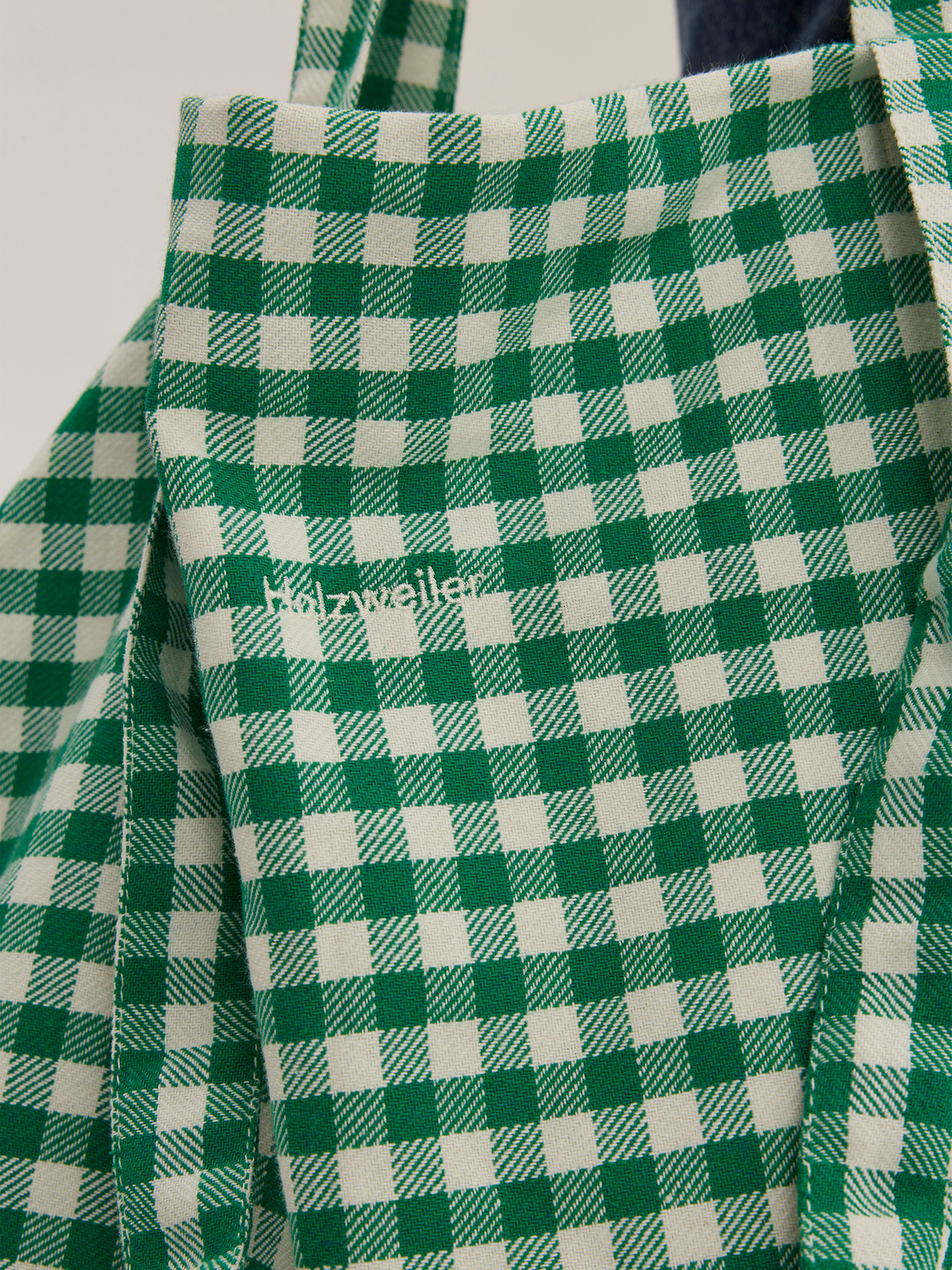 Jaffa Check Weekend Bag Green Check 2