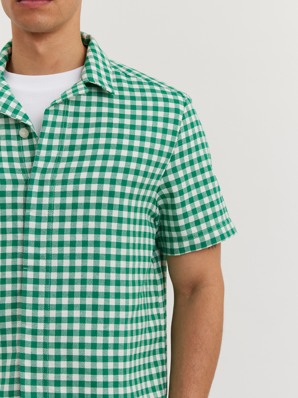 Liwa Check Shirt Green Check 3