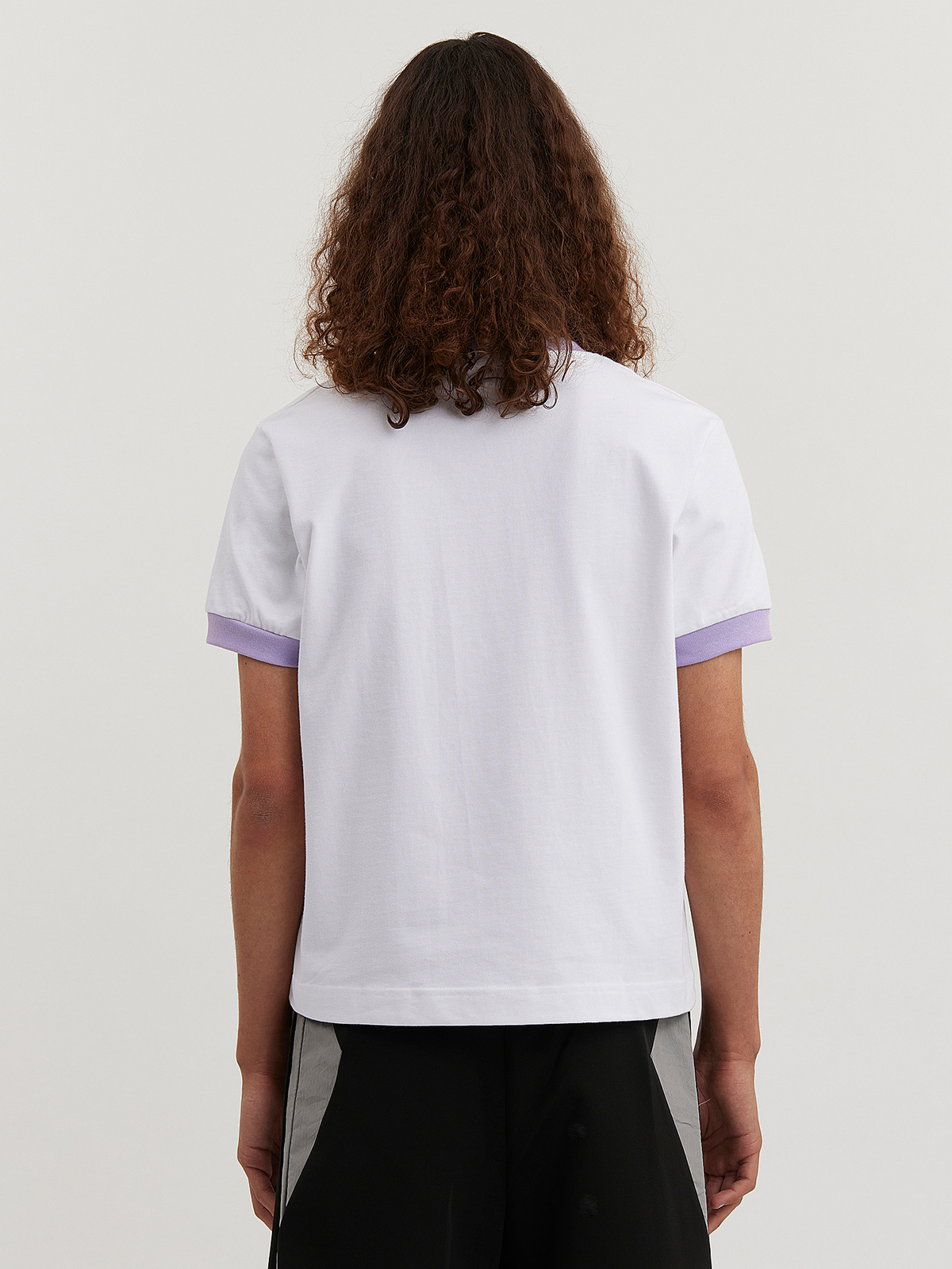 M.Hanger Crop Print Tee White 6