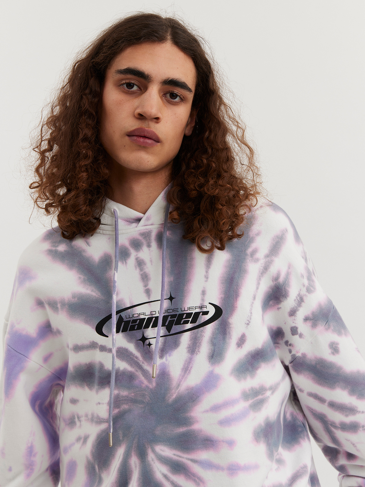 M.Hanger Dye Hoodie Purple Mix 4