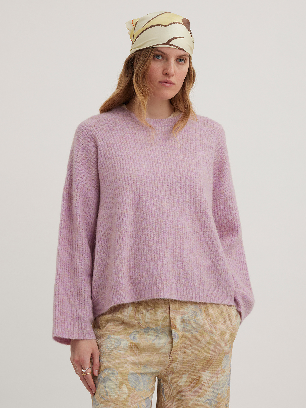 Nora Knit Sweater Lilac 0
