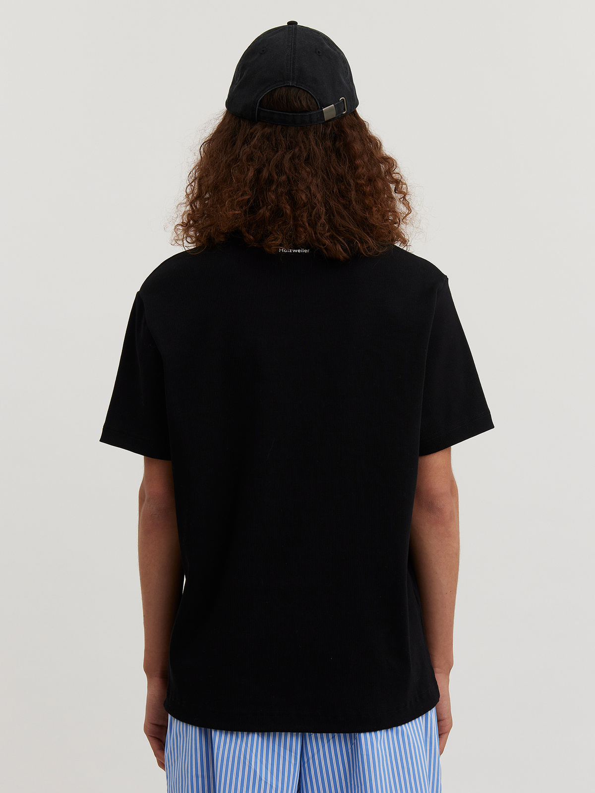 Pines Rib Tee Black 4