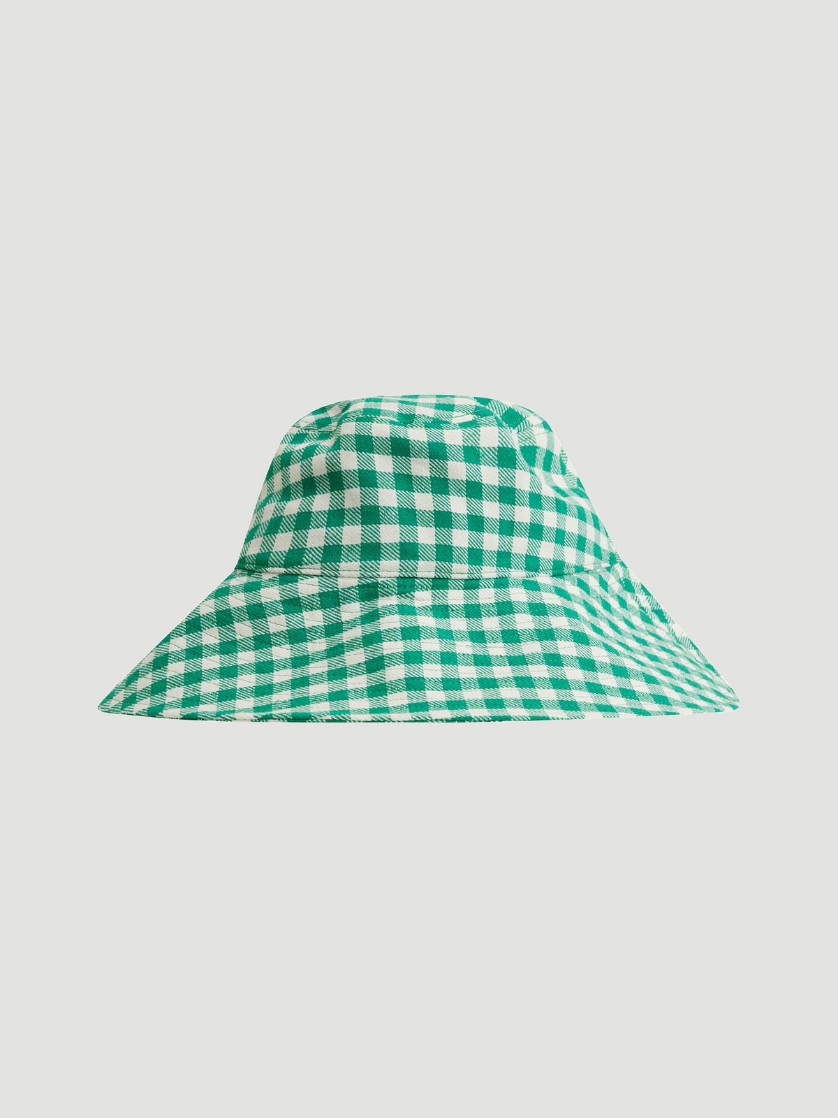 Rajah Check Bucket Hat Green Check 0