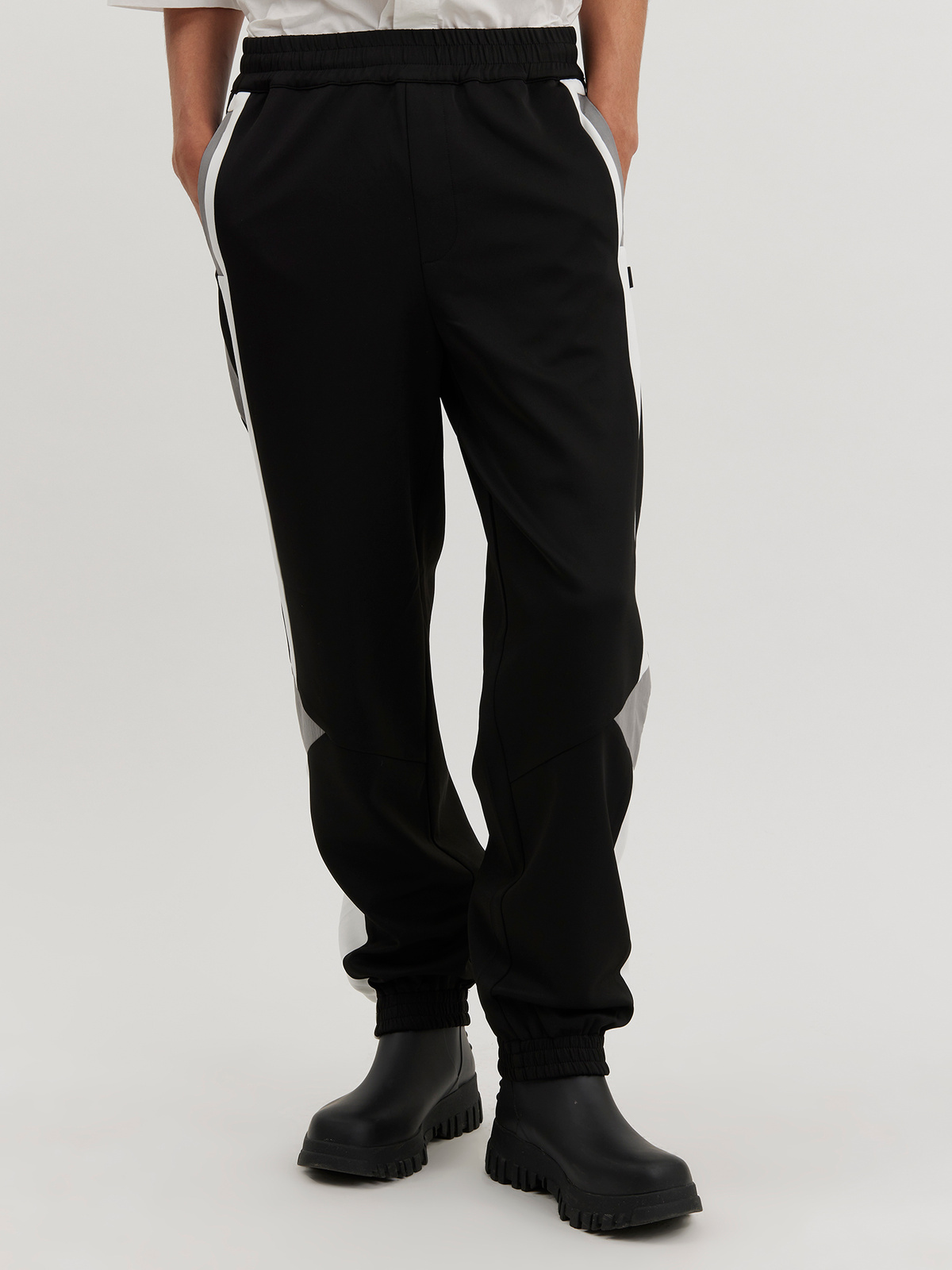 Tribeca Track Pants Black Mix 1