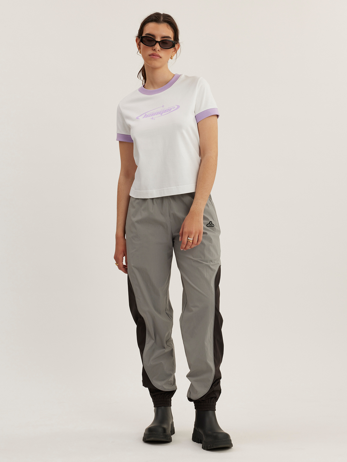 W.Hanger Track Pants Grey Mix 2