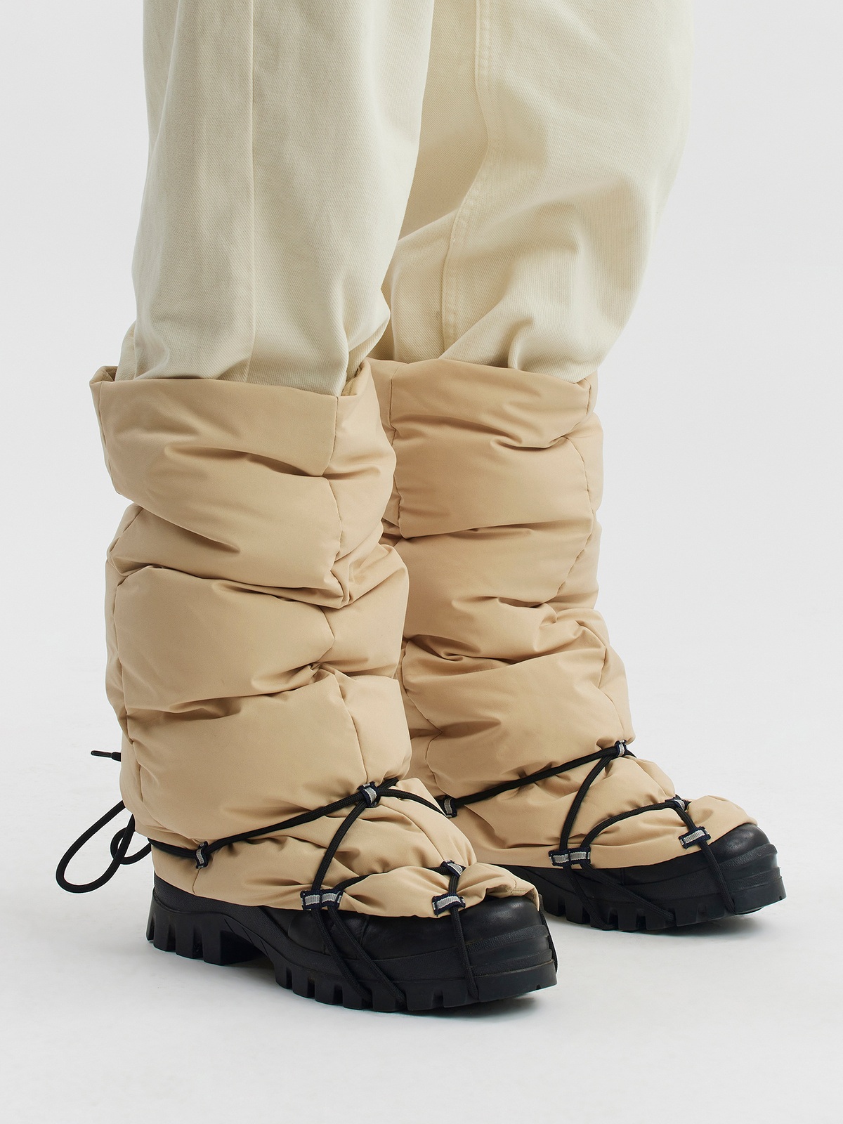 Keng Down Legwarmer Beige 0
