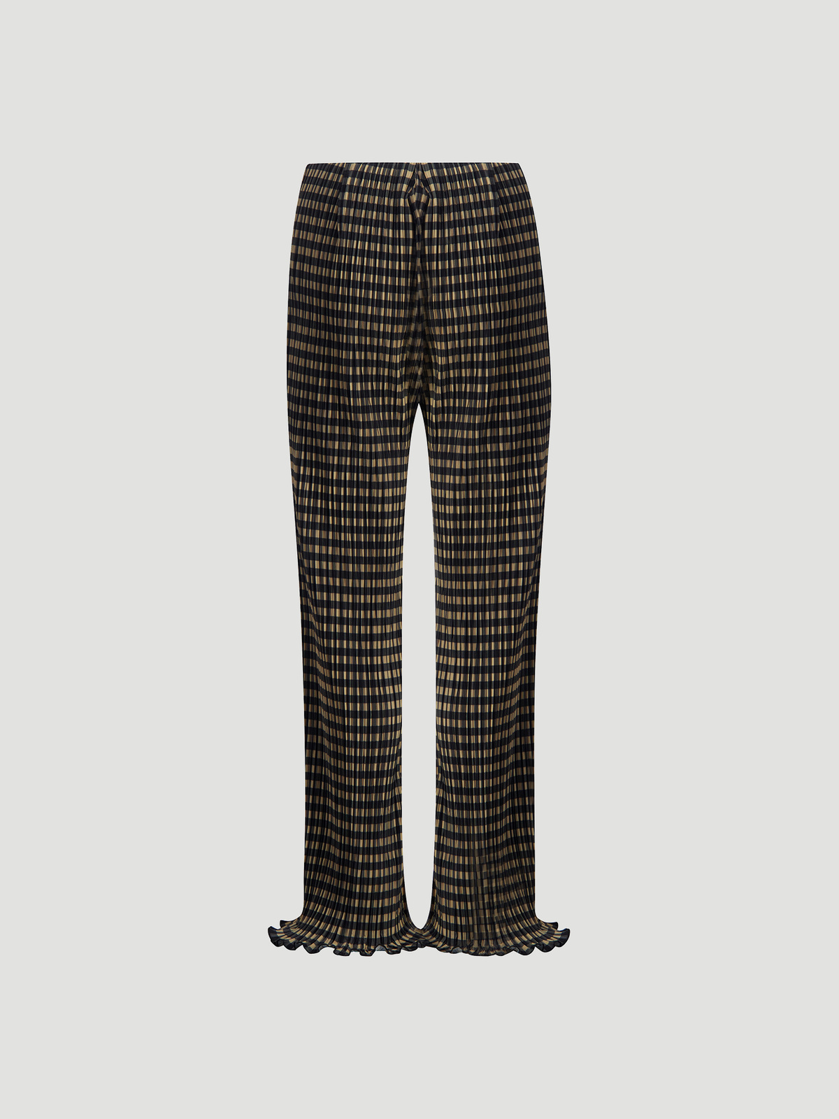 Gilly Check Trouser Beige Check 5