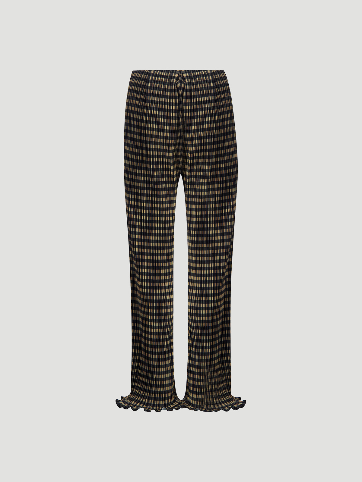 Gilly Check Trouser Beige Check 5