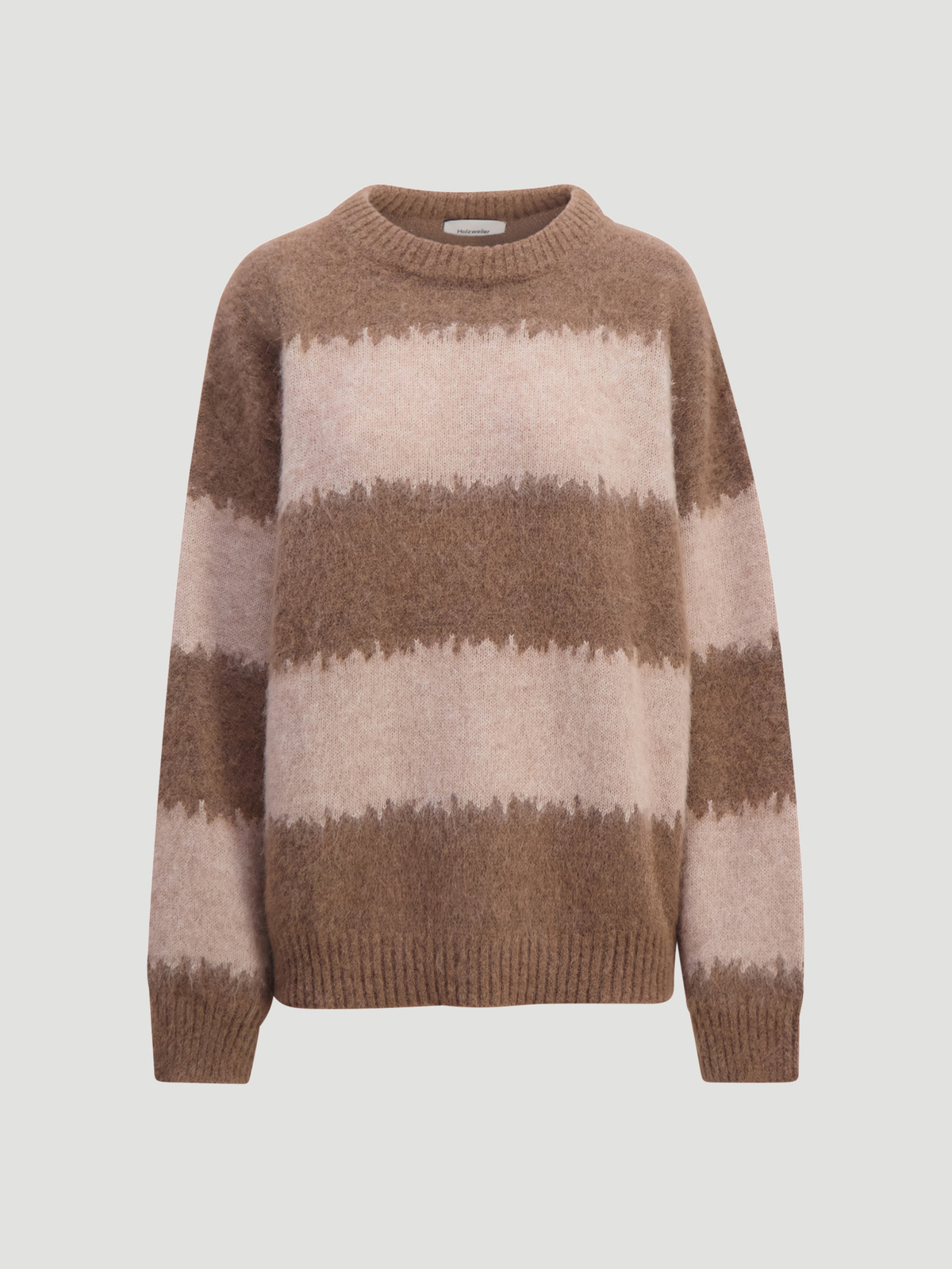 Liza Stripe Knit Sweater Beige Mix 4