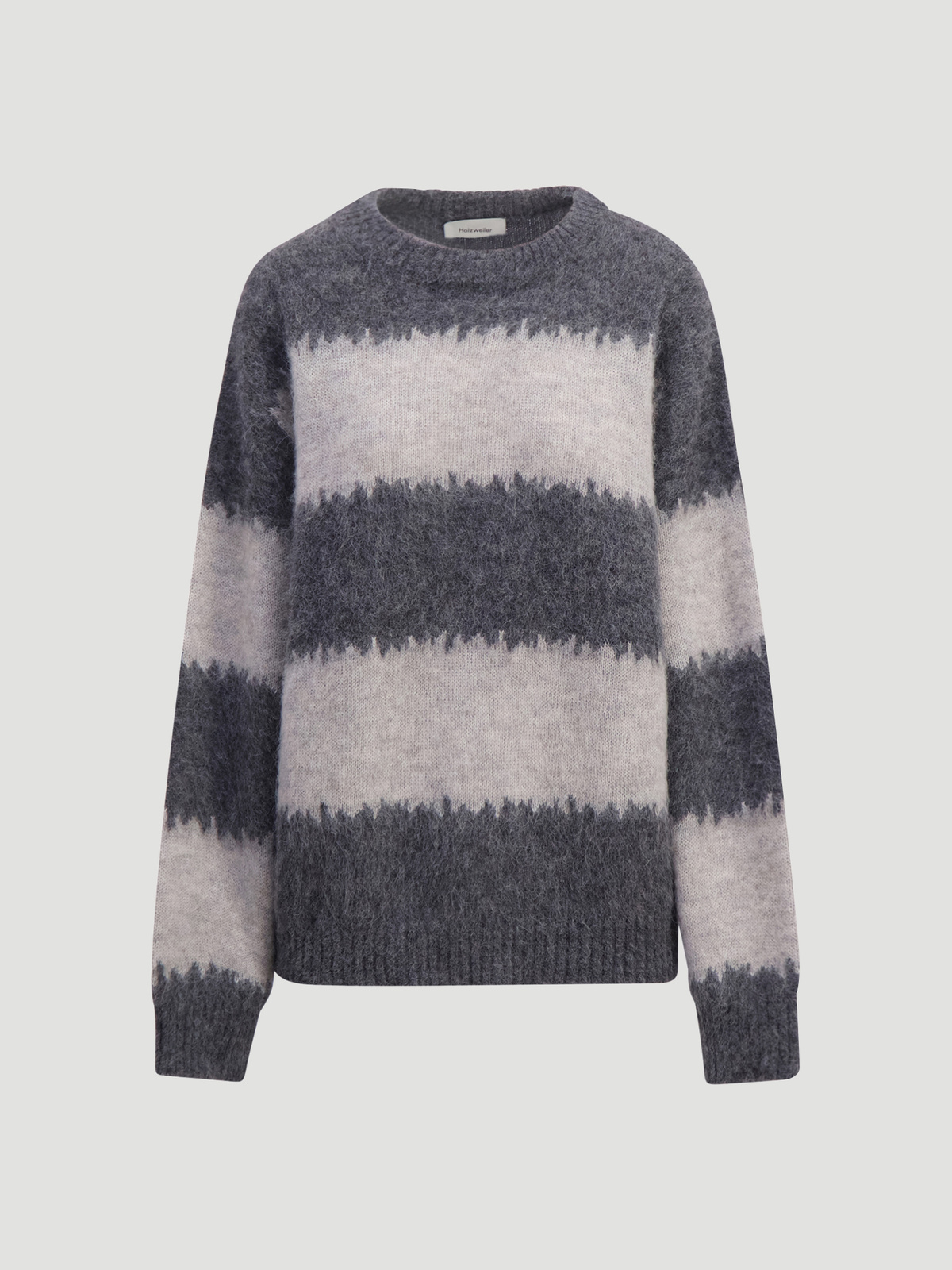Liza Stripe Knit Sweater Grey Mix 5