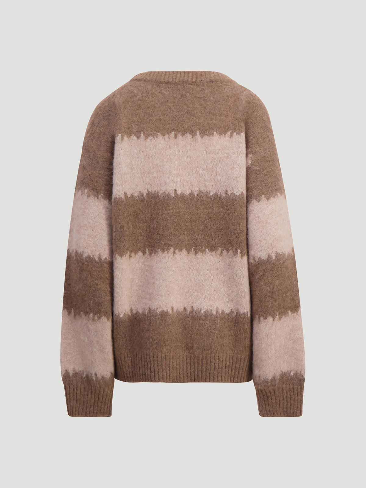 Liza Stripe Knit Sweater Beige Mix 5