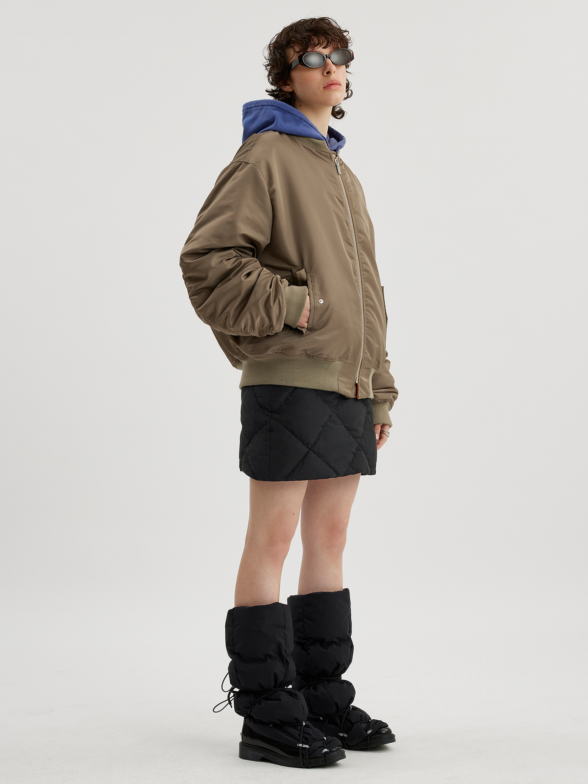 W. Reb Bomber Jacket Khaki 5
