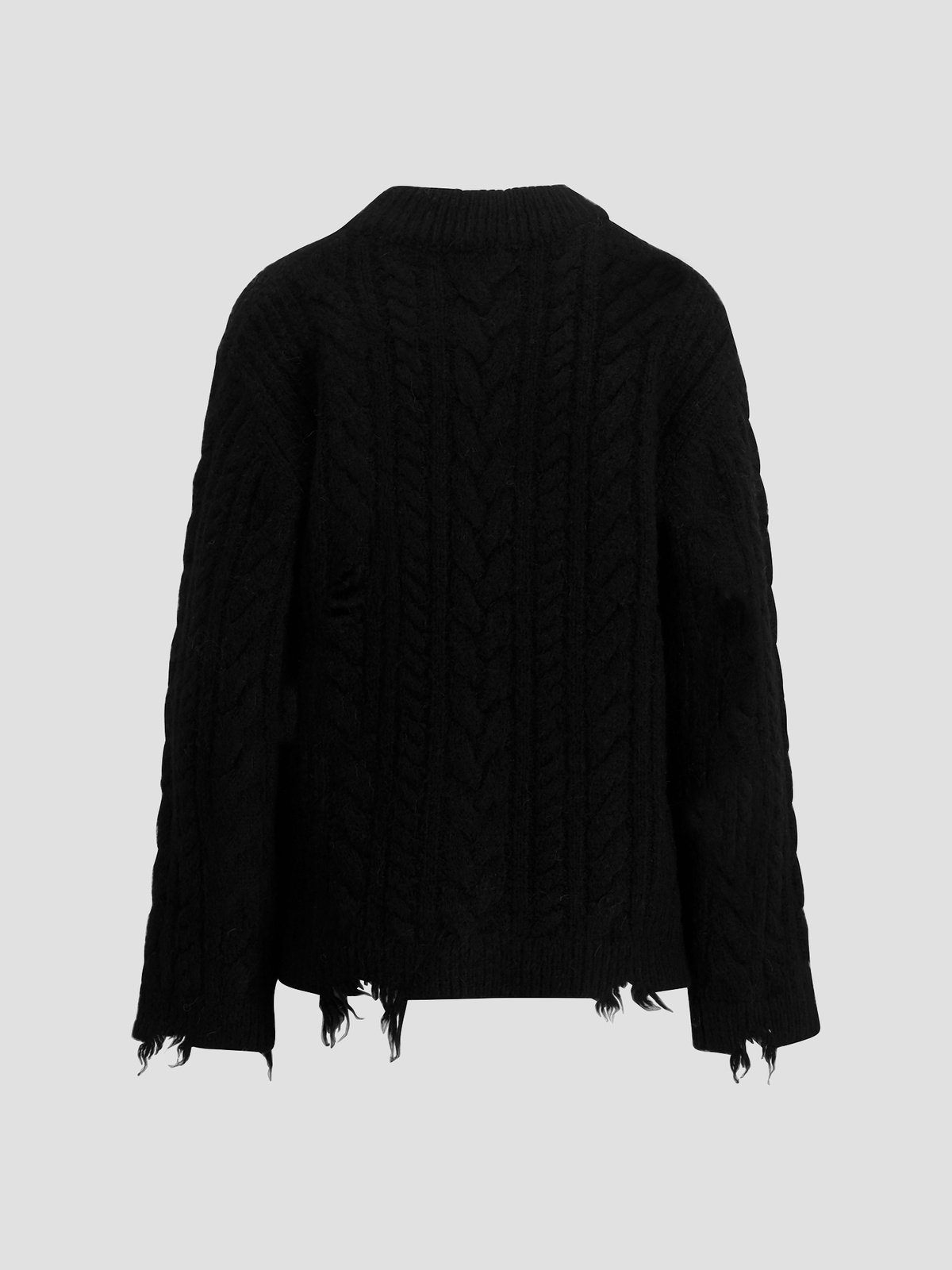 Baharia Distressed Crew Black 7