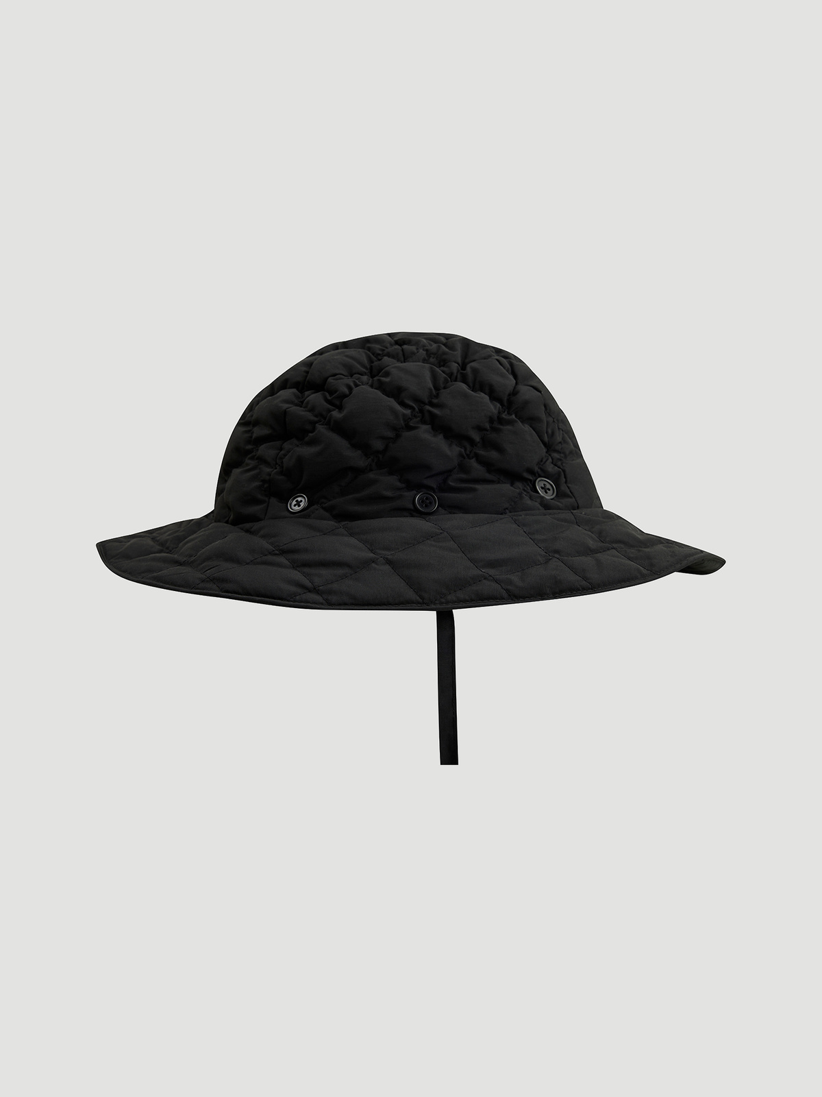 Gilbert Quilted Hat Black 0