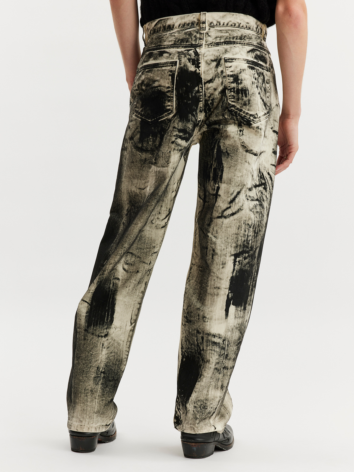 Zai Paint Trouser Black Mix 4