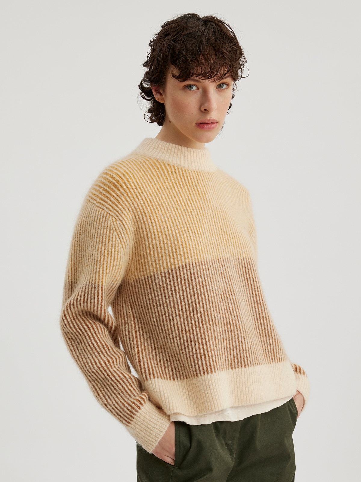 Fanda Knit Sweater Yellow Mix 3