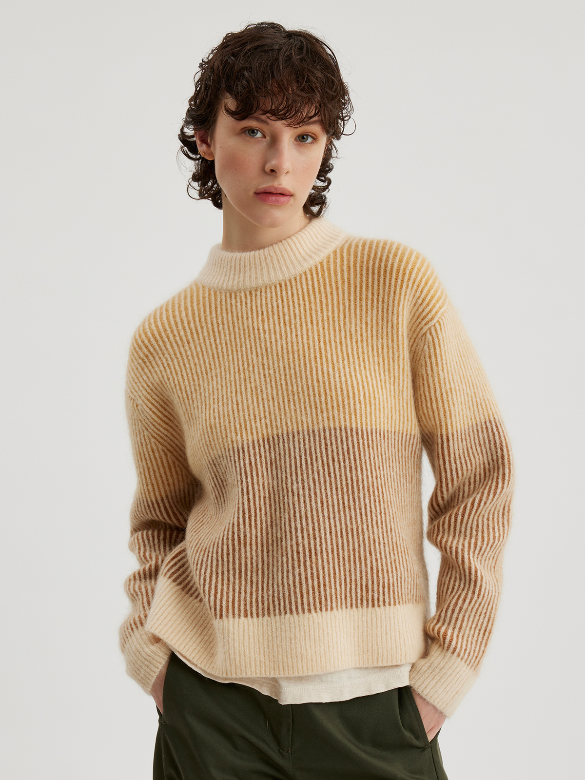 Fanda Knit Sweater Yellow Mix 0