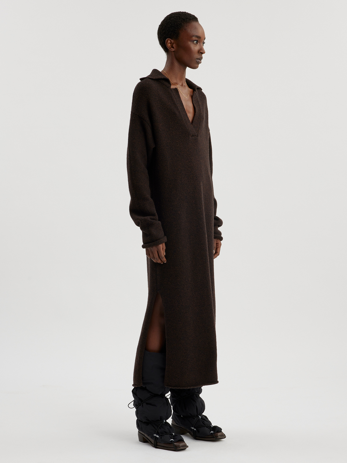 Froidis Knit Dress Dk. Brown 5