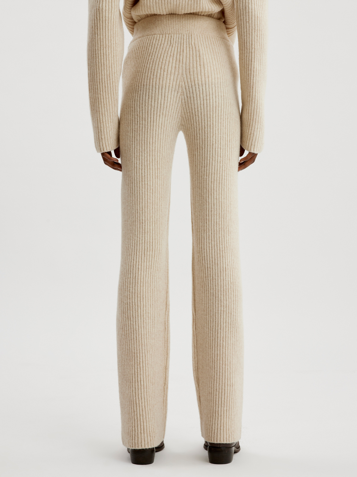 Fano Knit Trousers Ecru 4