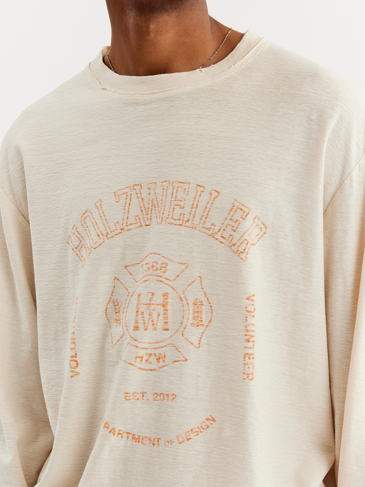 M. Wings Distressed Tee Ecru 3