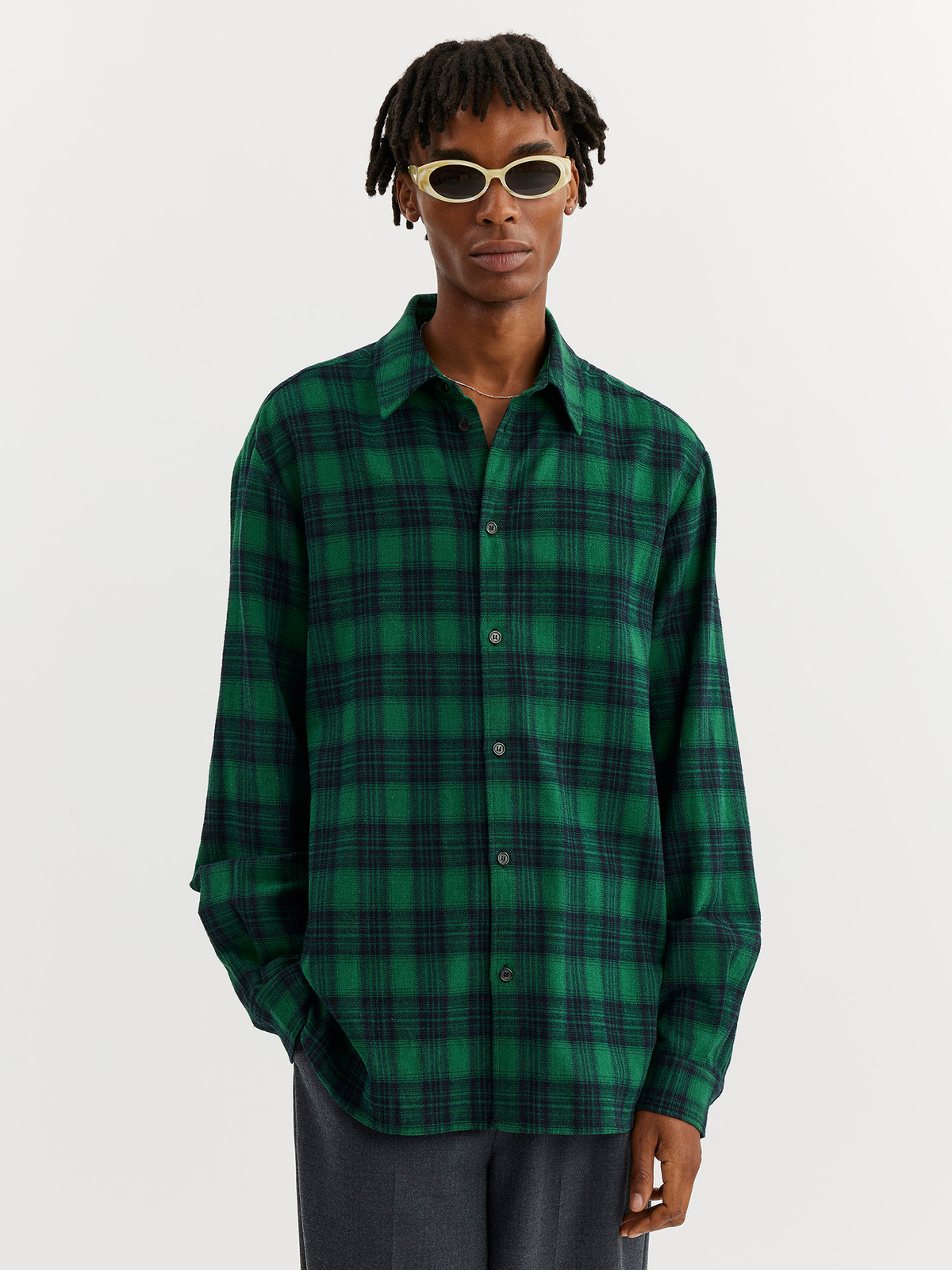 Elja Green Check Shirt Green Mix 0