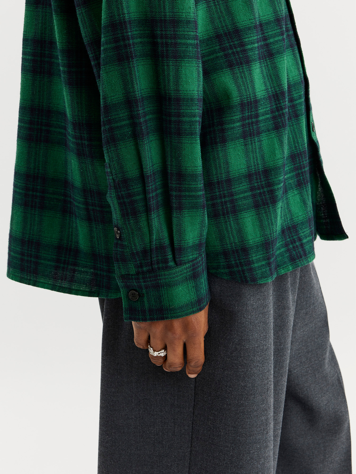 Elja Green Check Shirt Green Mix 3