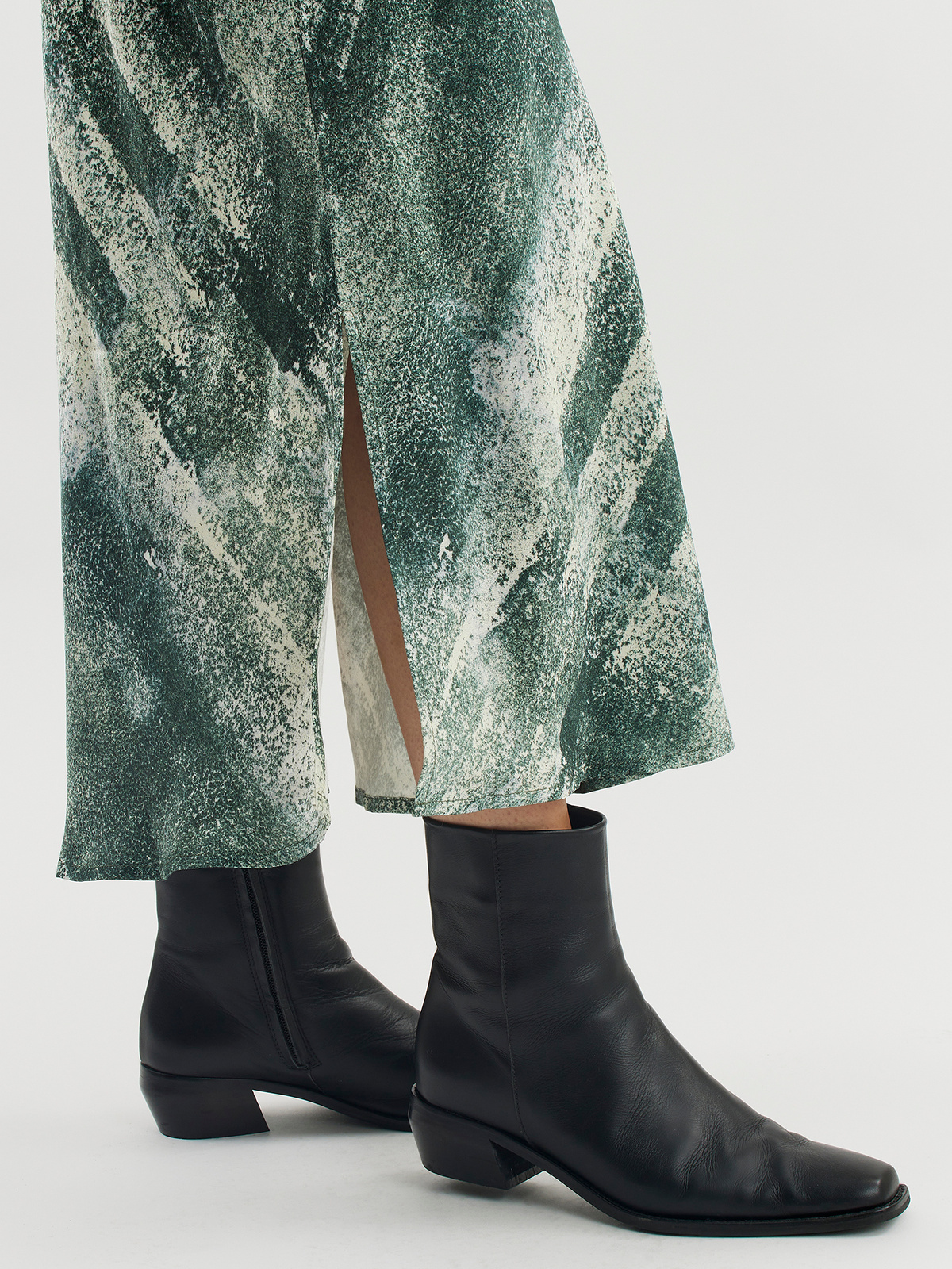Eila Print Dress Green Mix 3