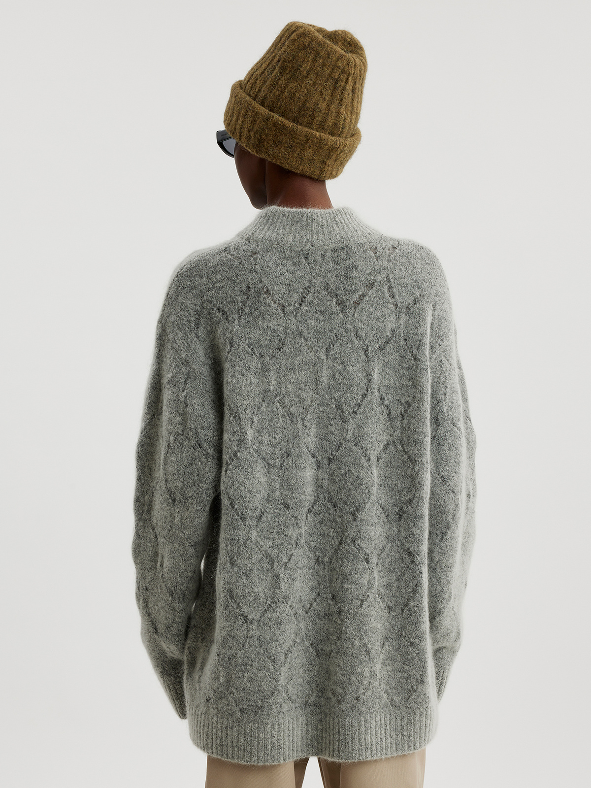 Fernanda Knit Diamond Grey 5