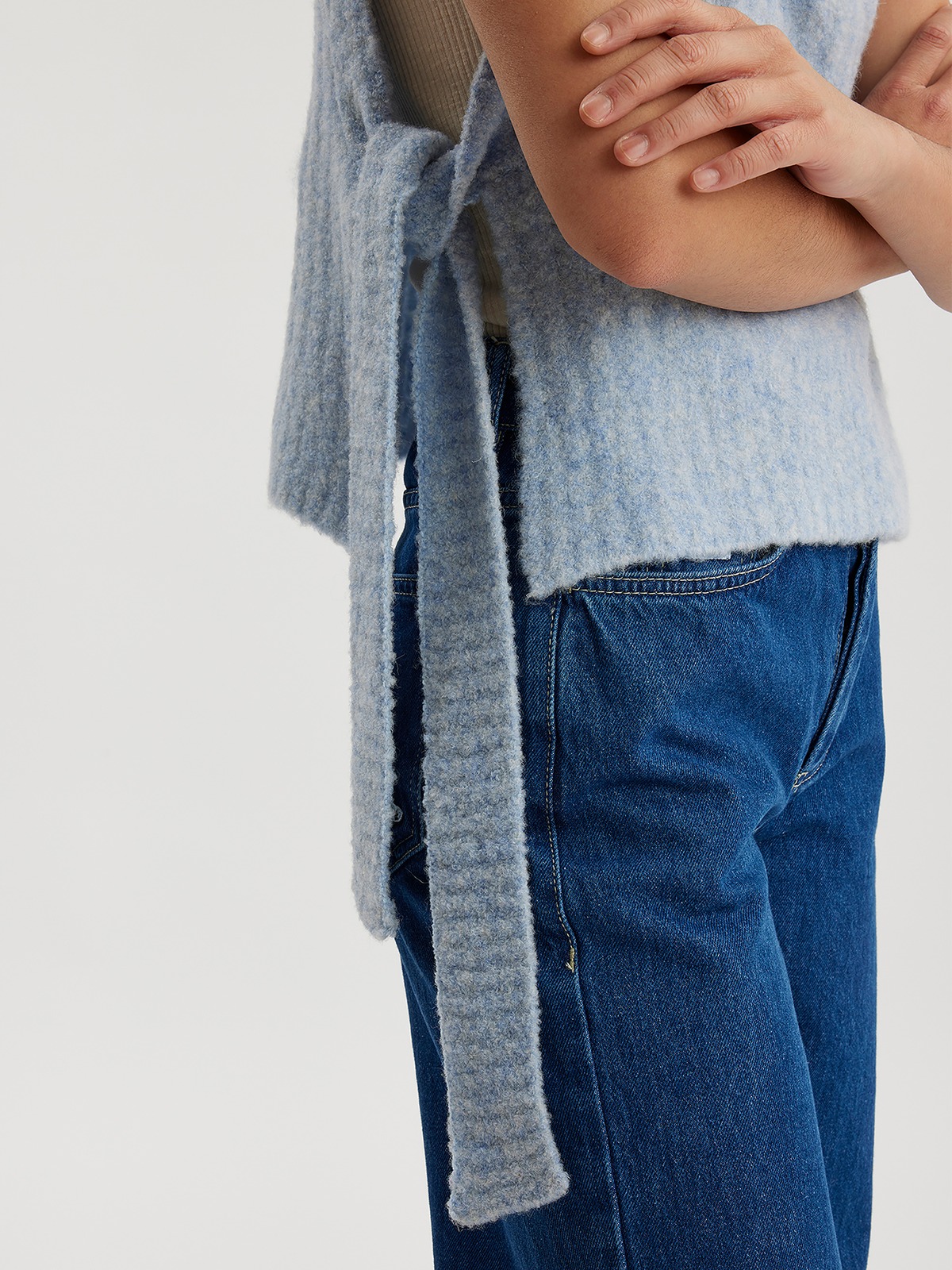 Hafjell Knit Bib Lt. Blue 3