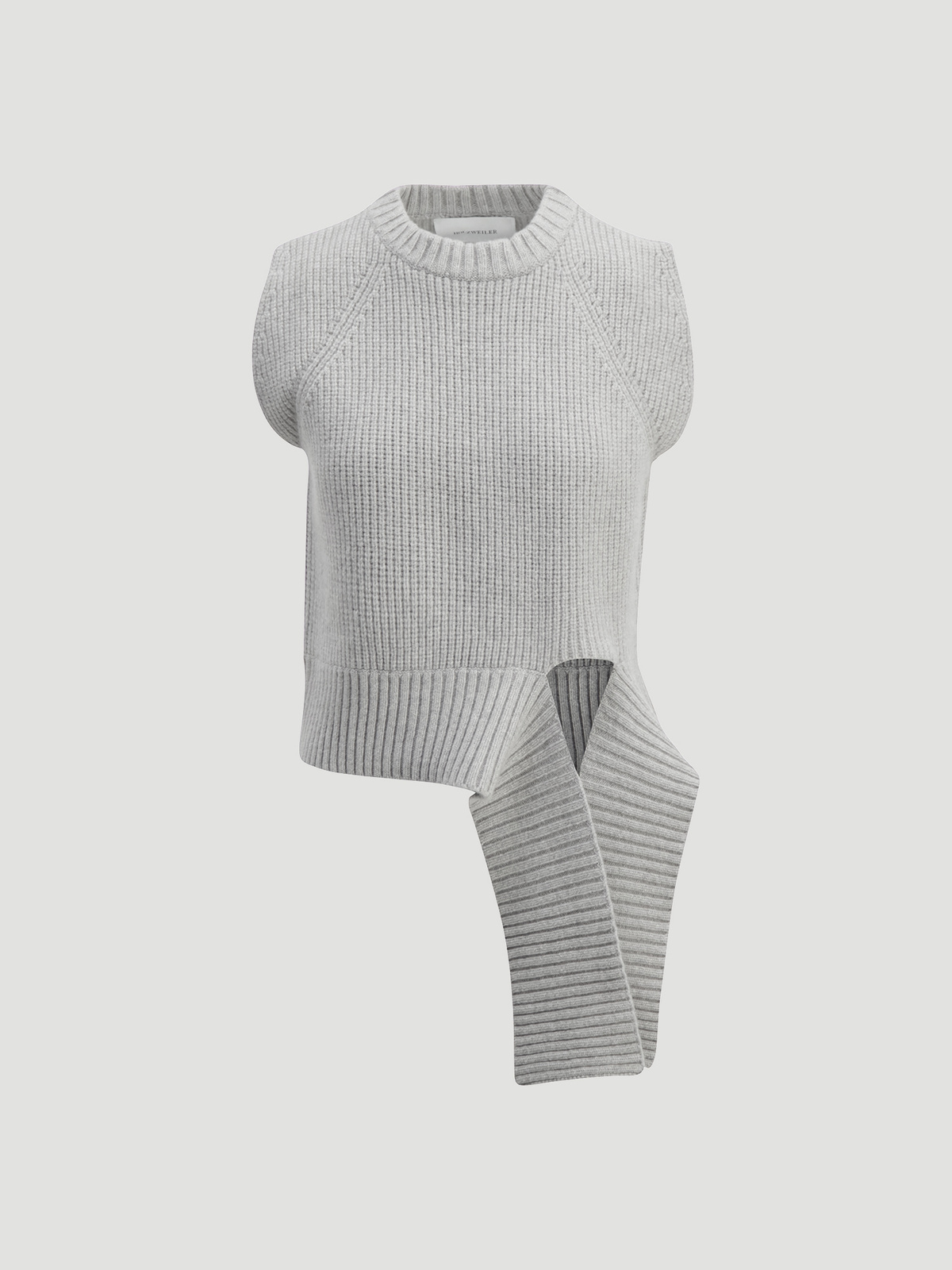 Fie Knit Vest Lt. Grey 6