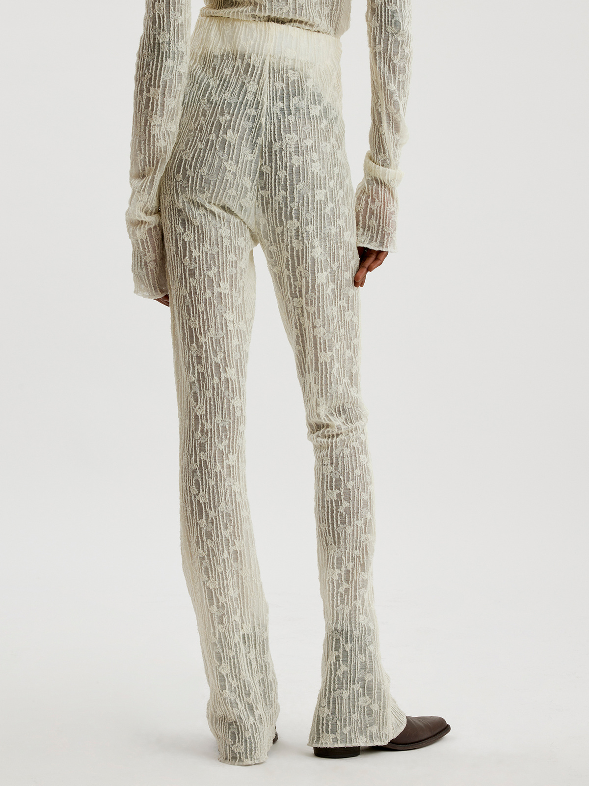 Gilly Lace Trousers Off White 3