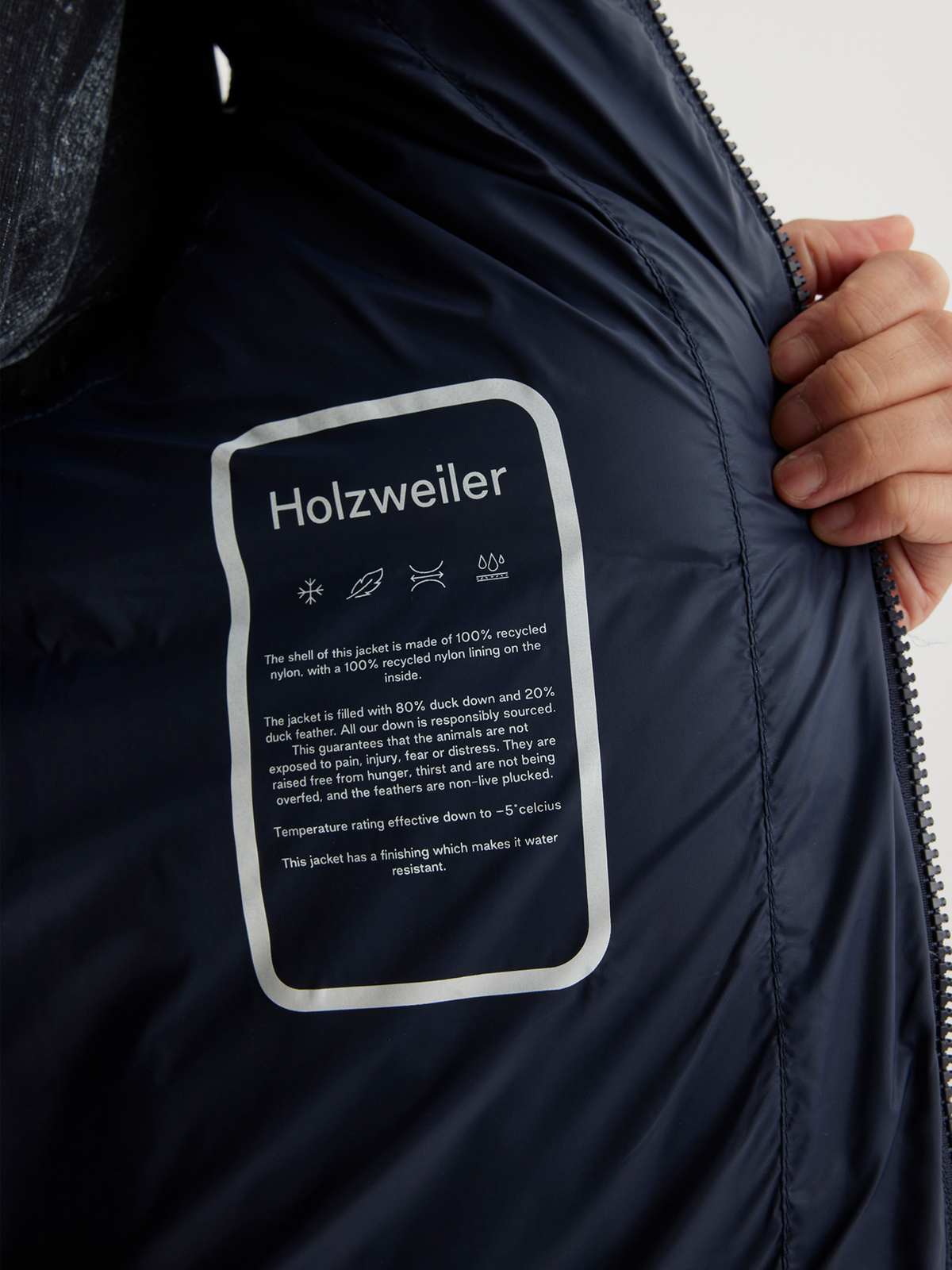M. Ail Down Vest Navy 5