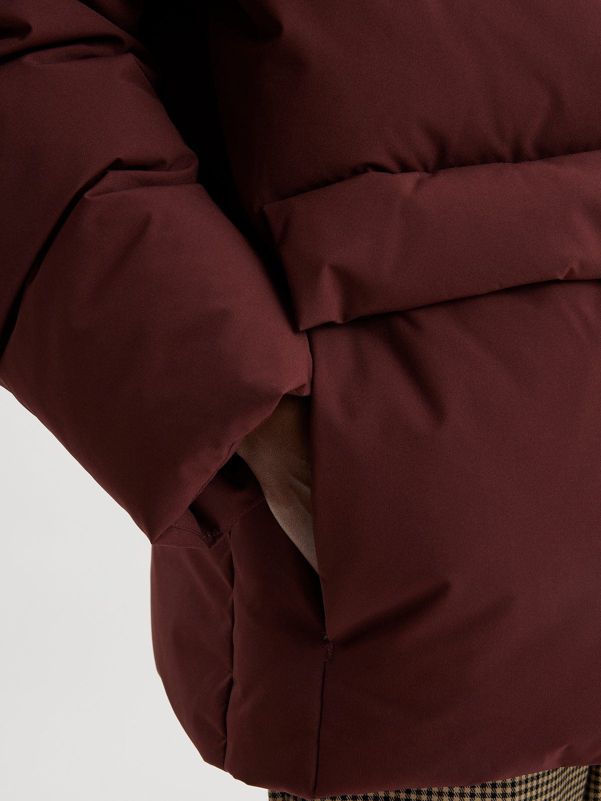 Besseggen Down Jacket Burgundy Red 5