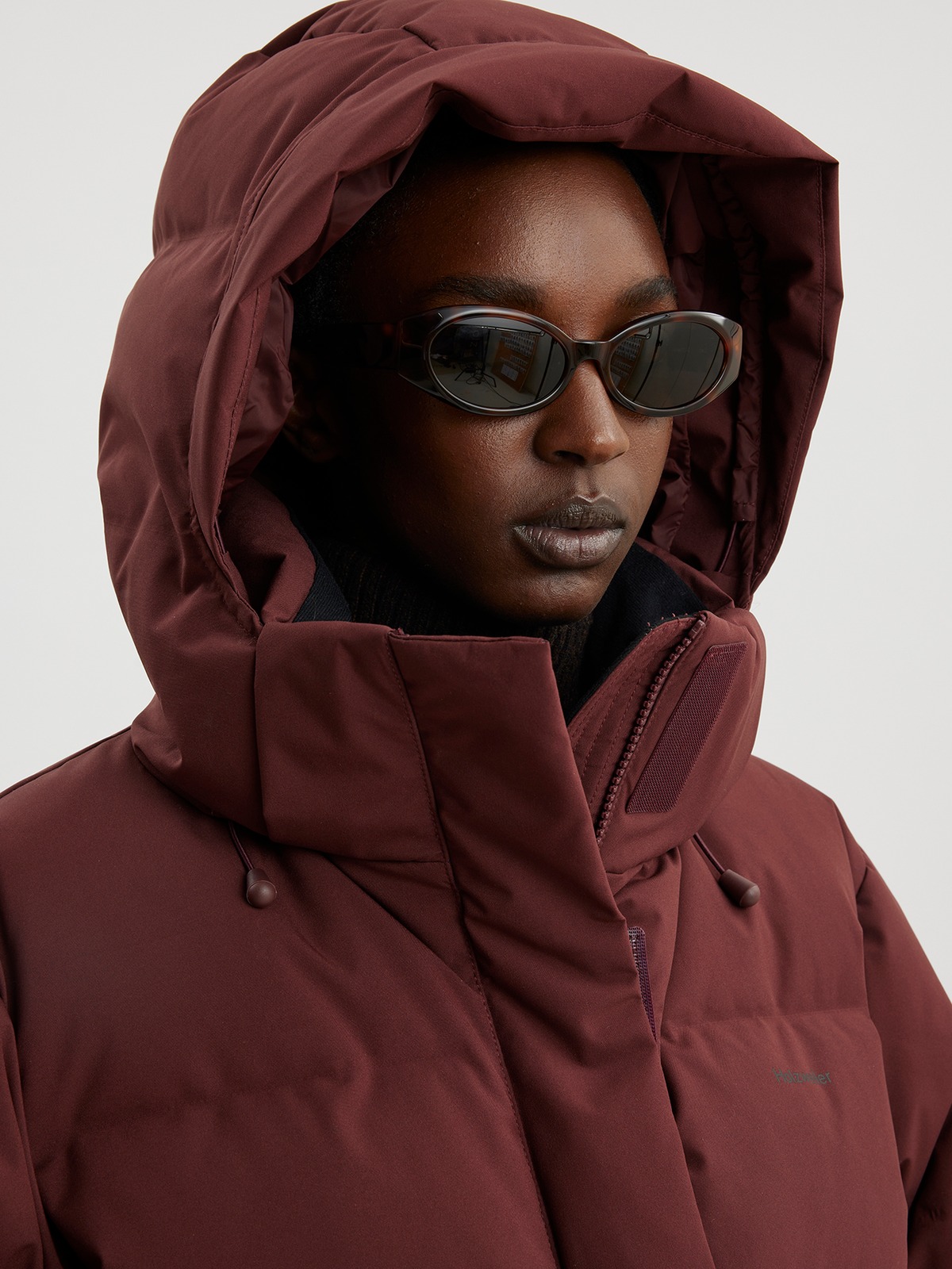 Besseggen Down Jacket Burgundy Red 3