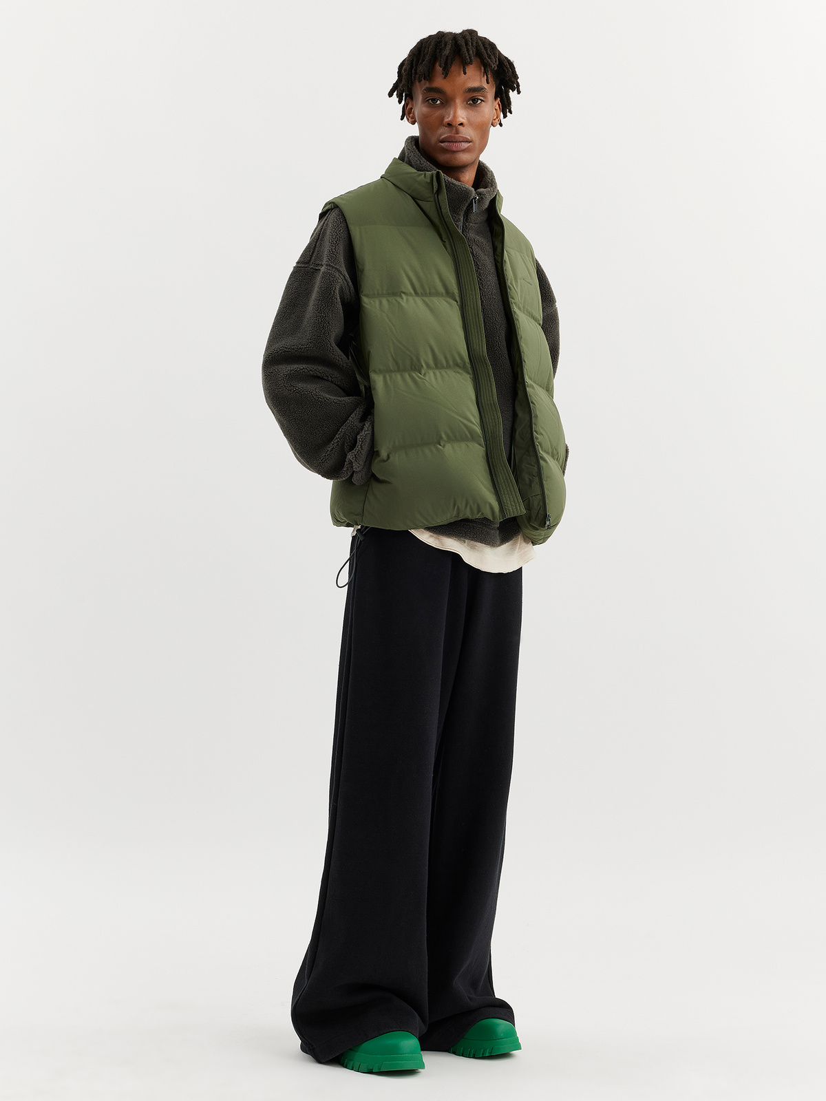 Daff Down Vest Army 5