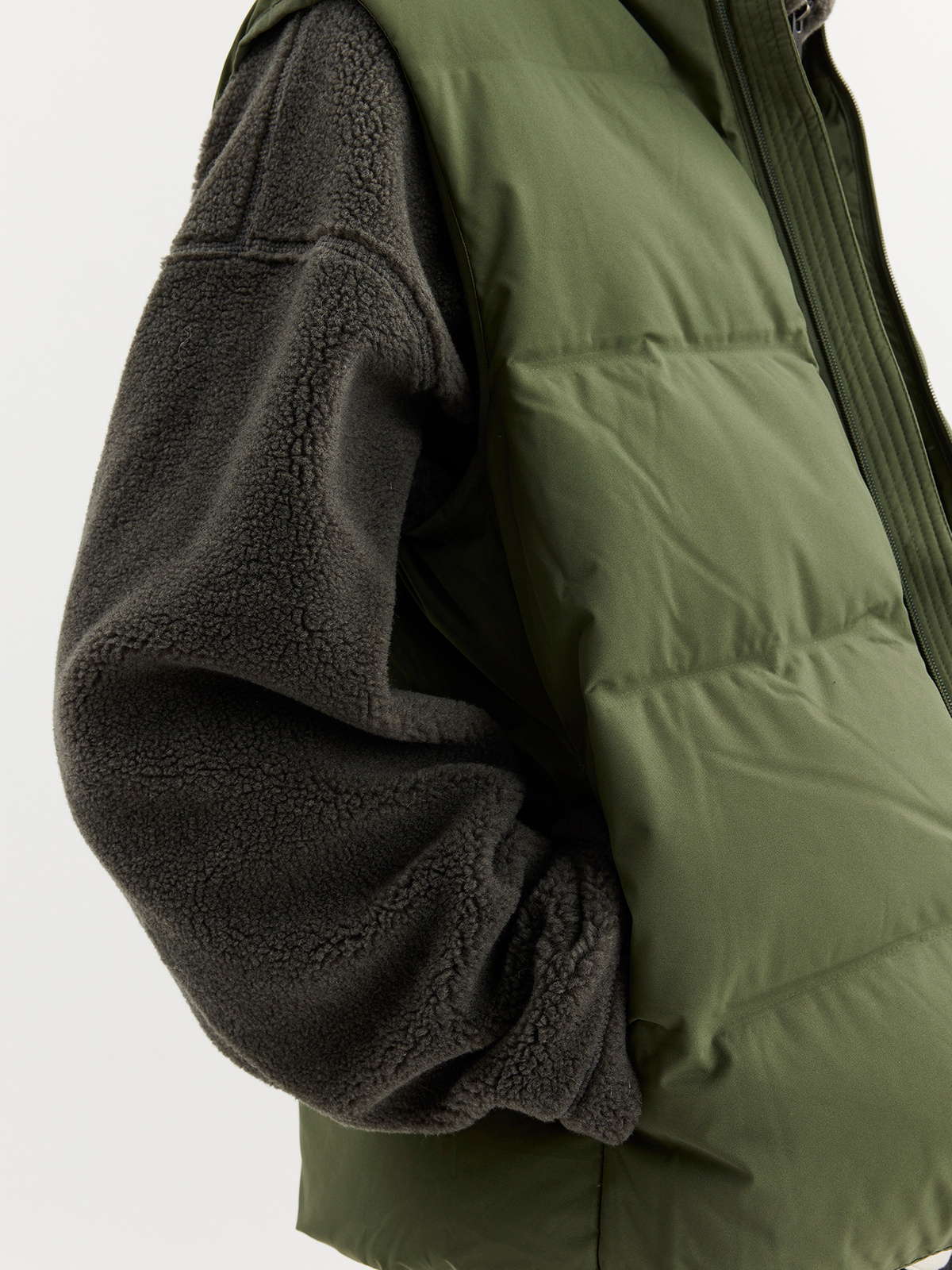 Daff Down Vest Army 4