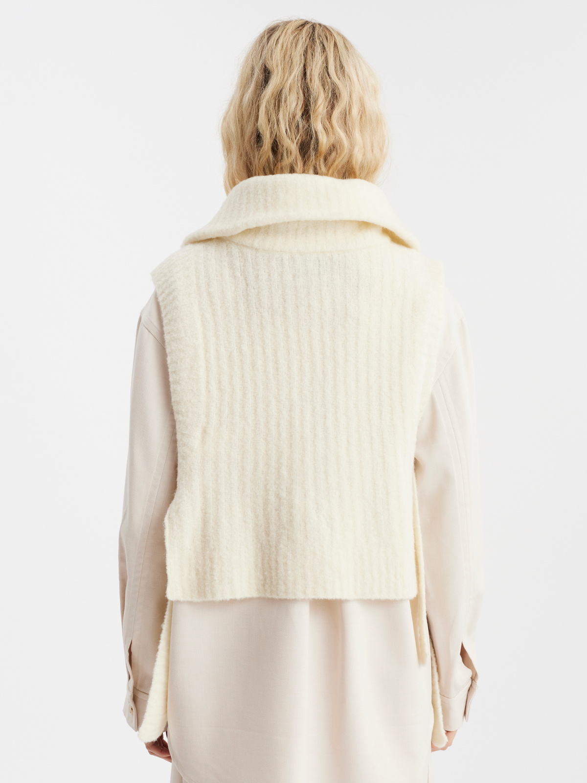 Hafjell Knit Bib Ecru 4