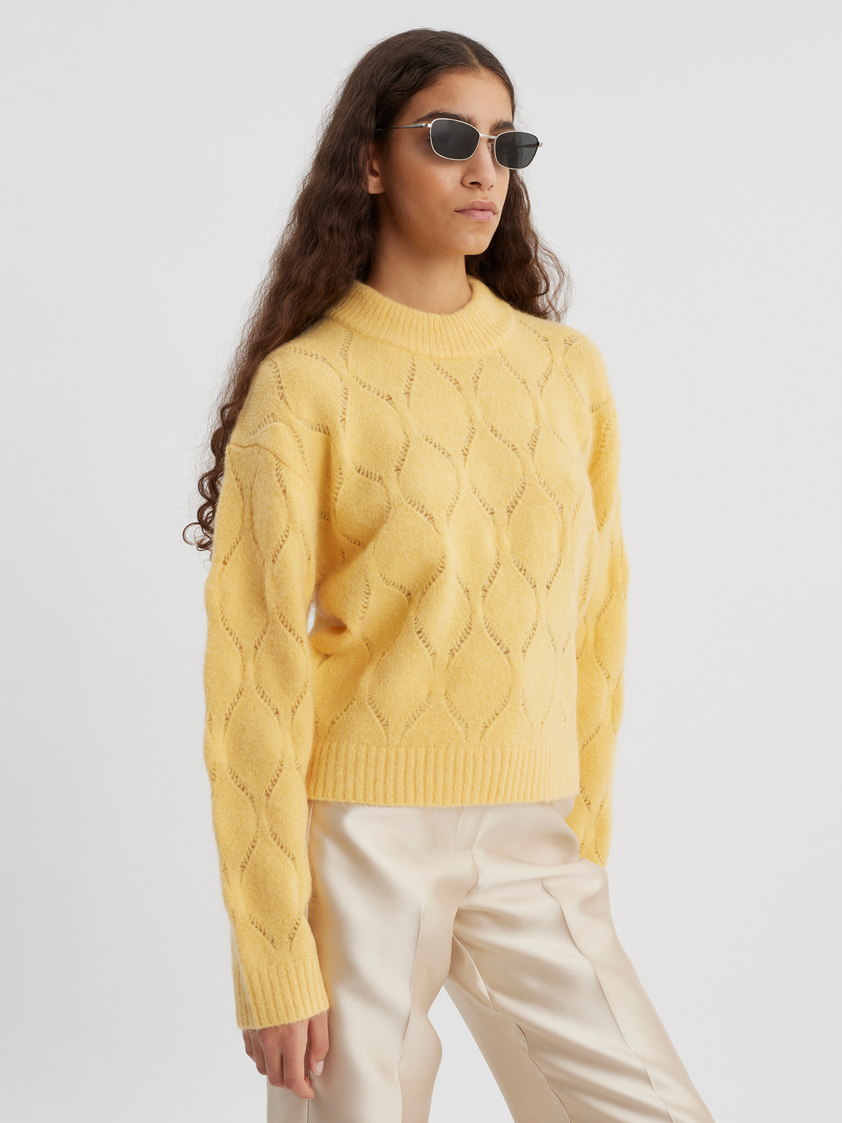 Fernanda Short Diamond Knit Yellow 0