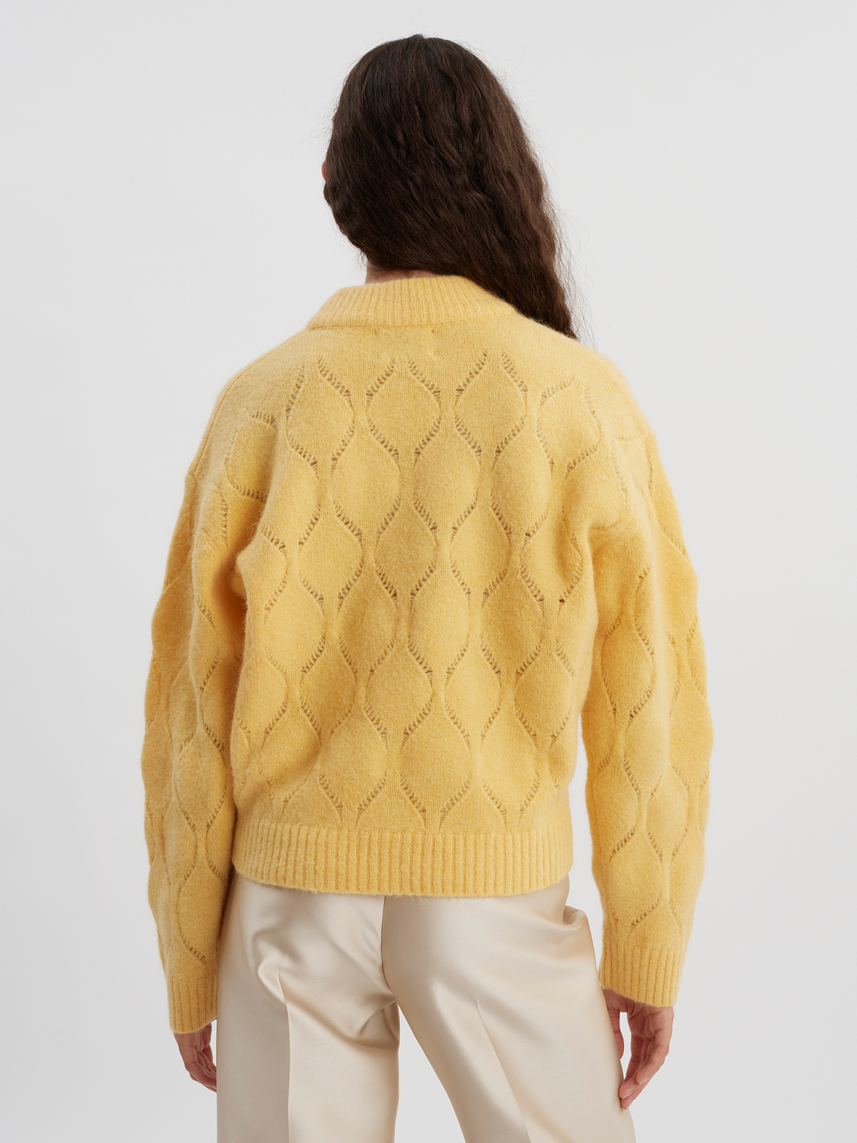 Fernanda Short Diamond Knit Yellow 4