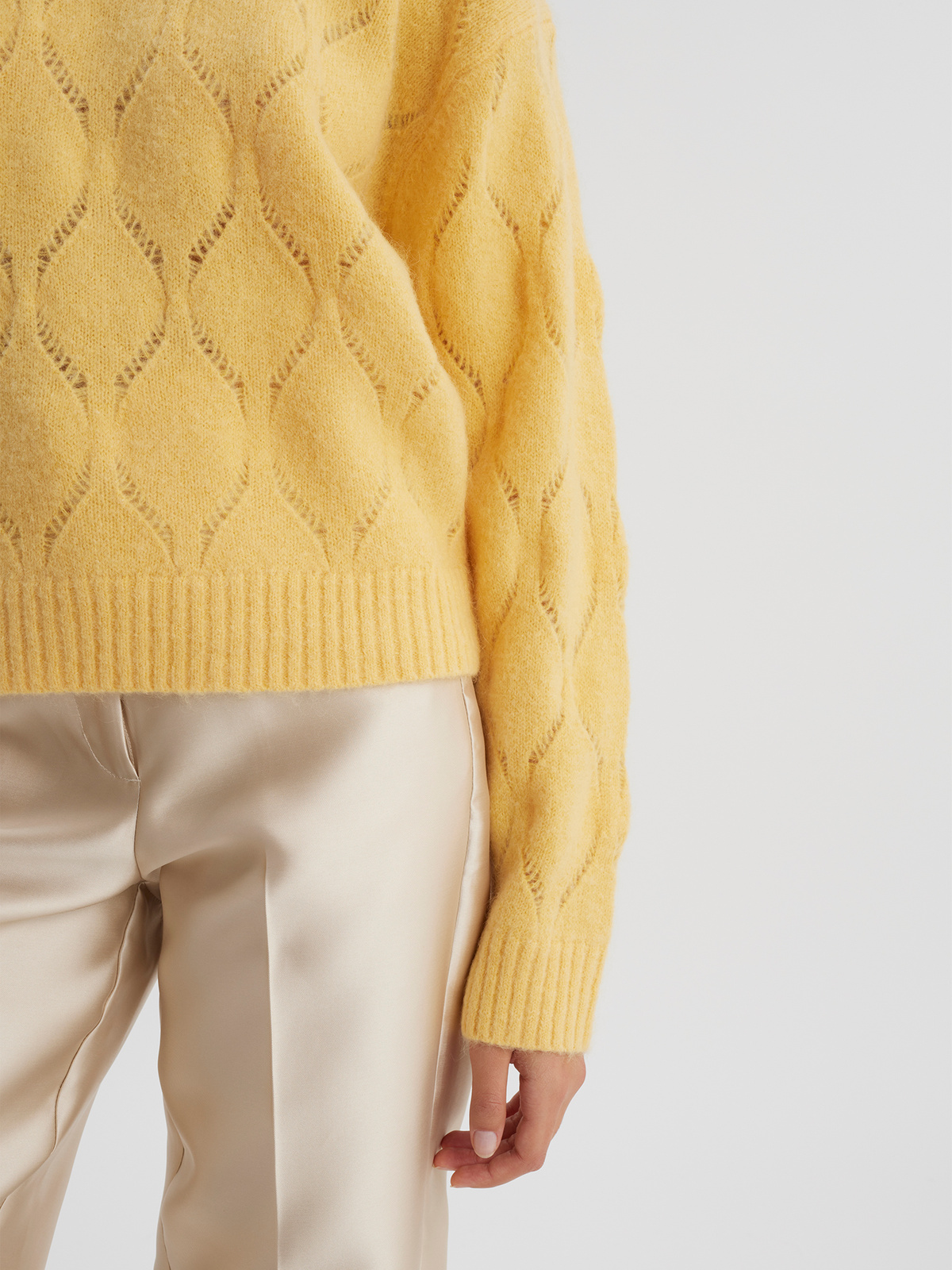 Fernanda Short Diamond Knit Yellow 3