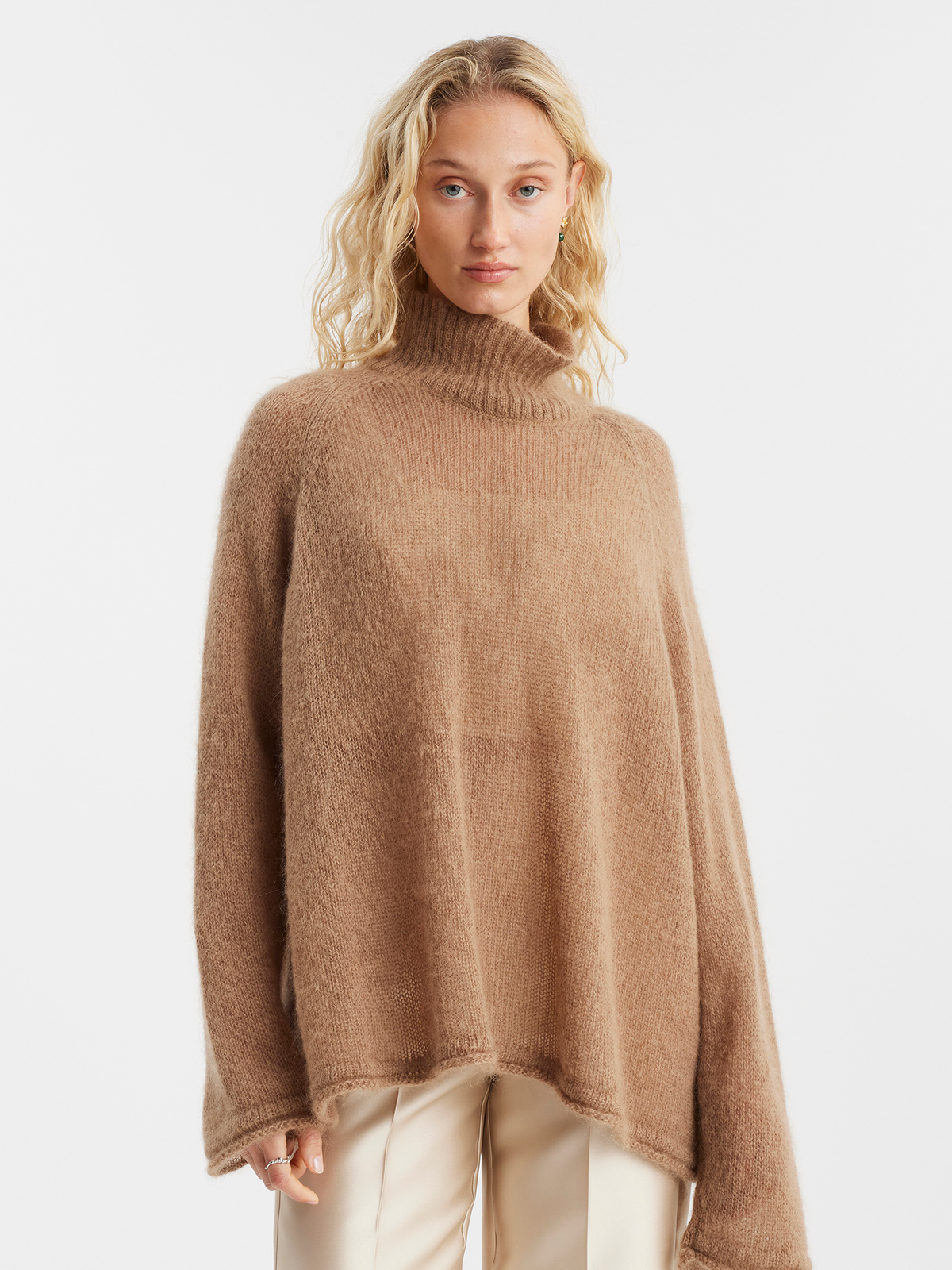 Crystal Knit Sweater Taupe 0