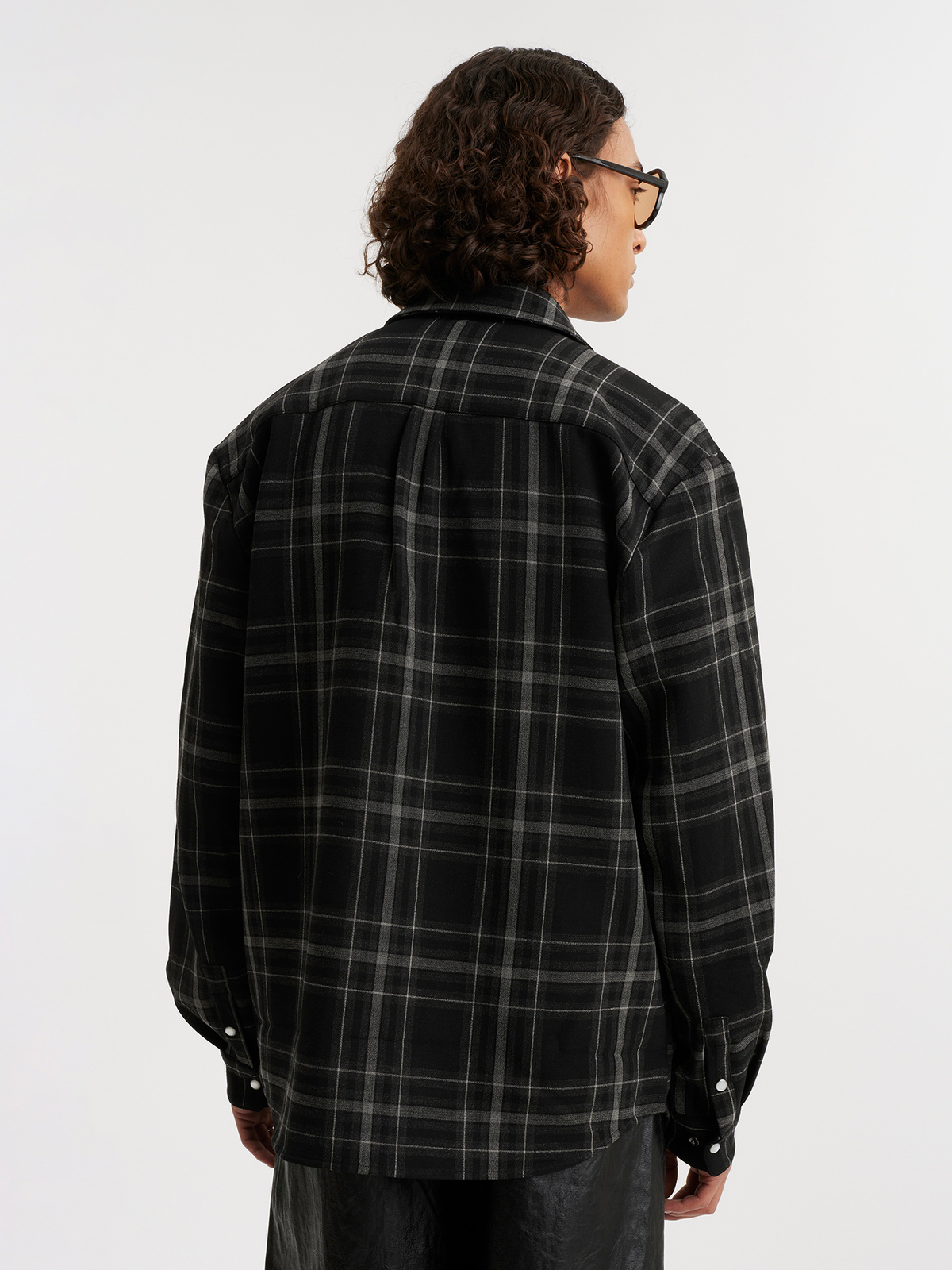 Elja Black Check Shirt Black 4