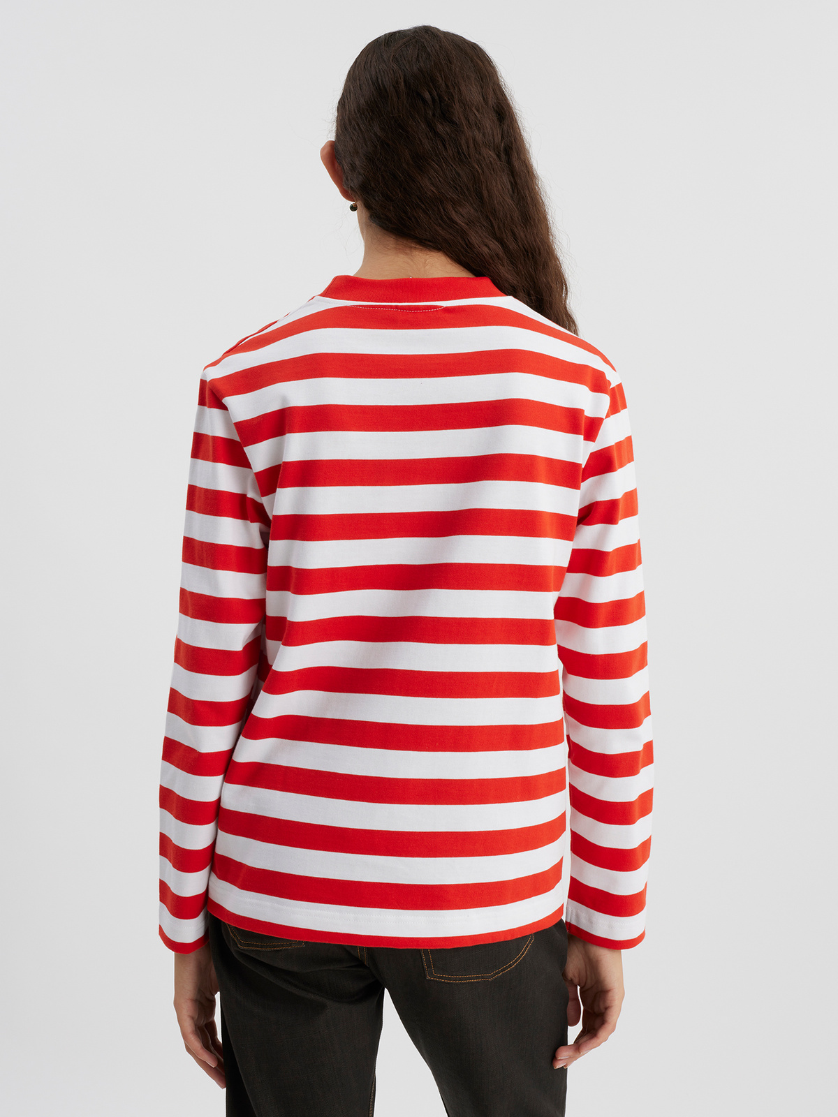 W. Hanger Striped Longsleeve Red White 4